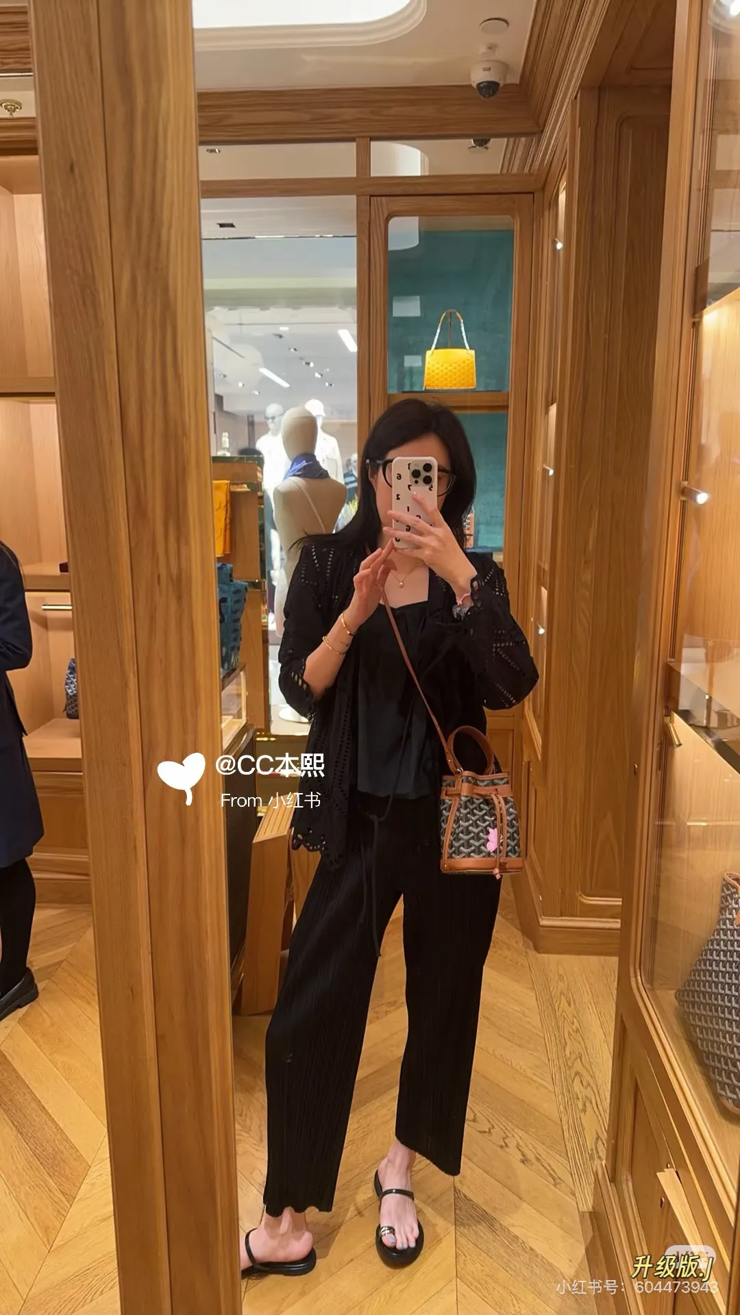 Goyard Petit Flot Mini Bucket Bag D30018201 — view 3