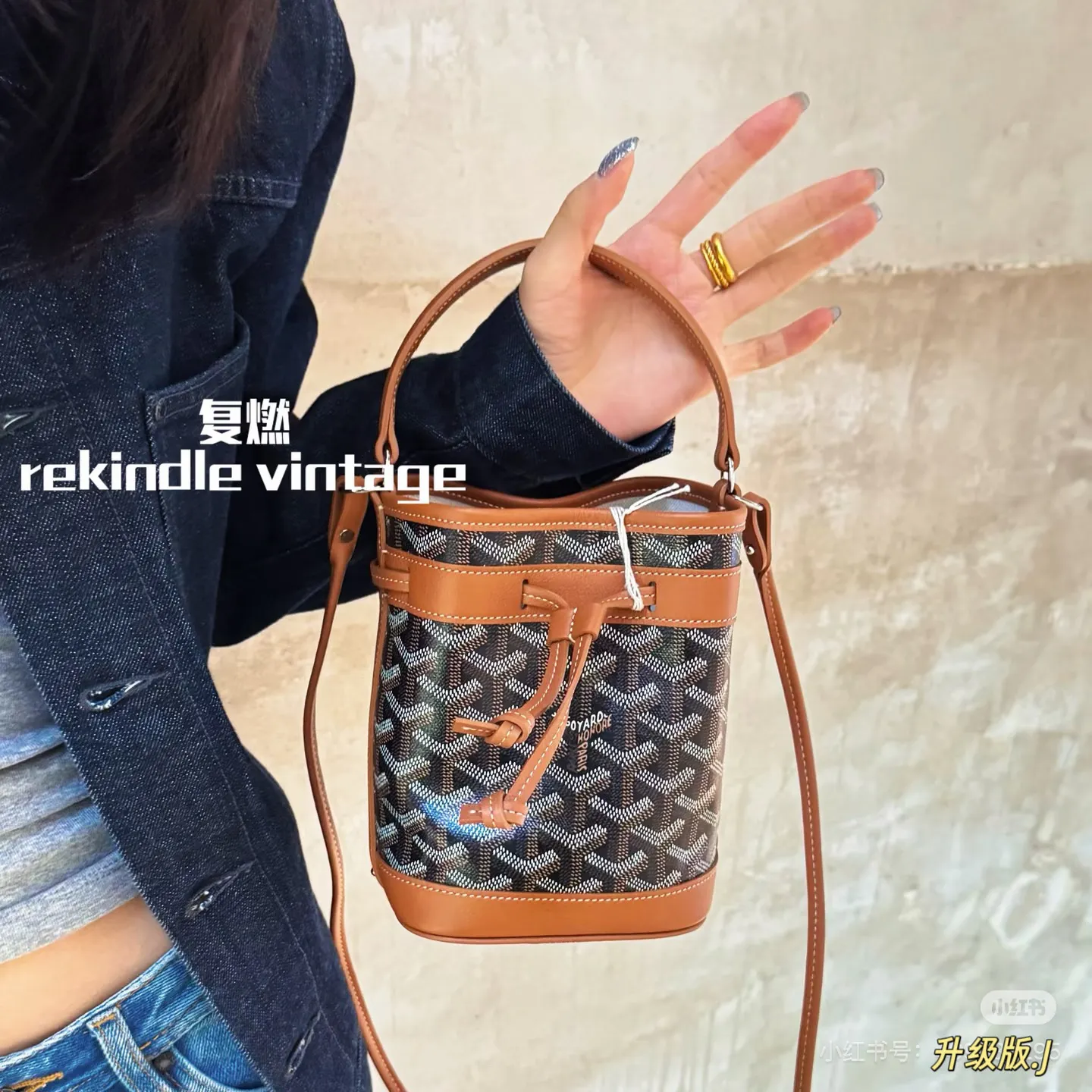 Goyard Petit Flot Mini Bucket Bag D30018201 — view 5