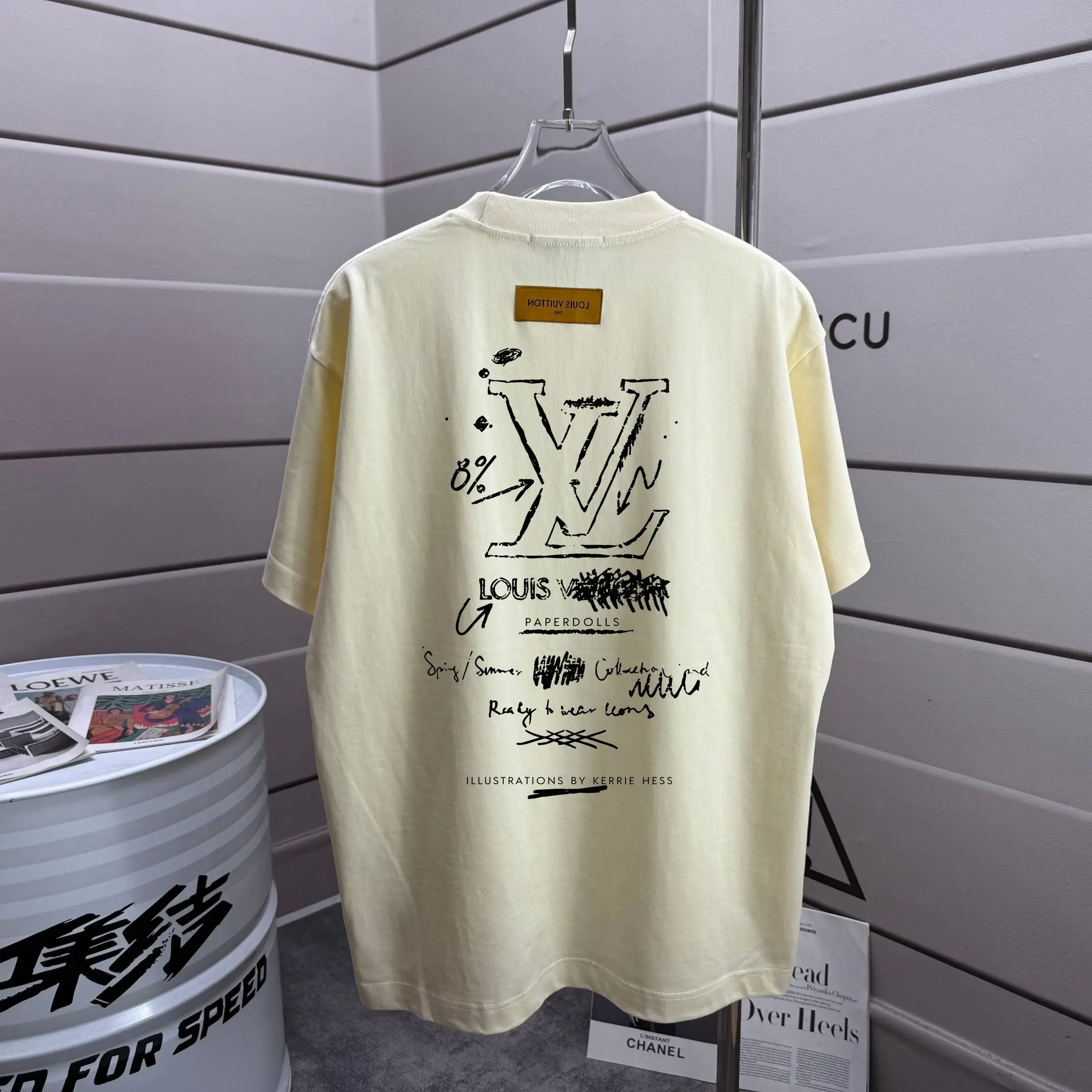 Graphic Print Cotton Jersey T-Shirt D13012591