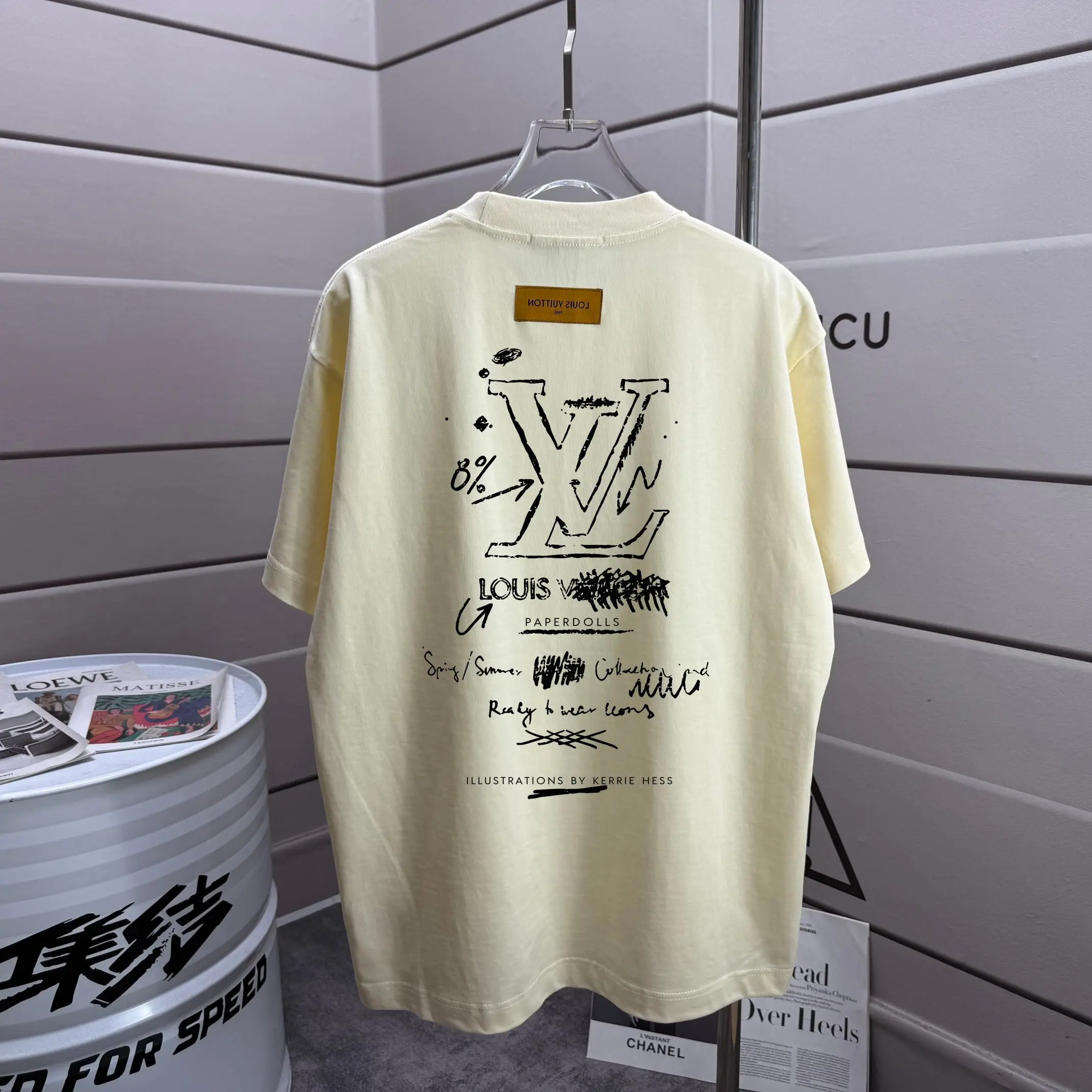 Graphic Print Cotton Jersey T-Shirt D13012591