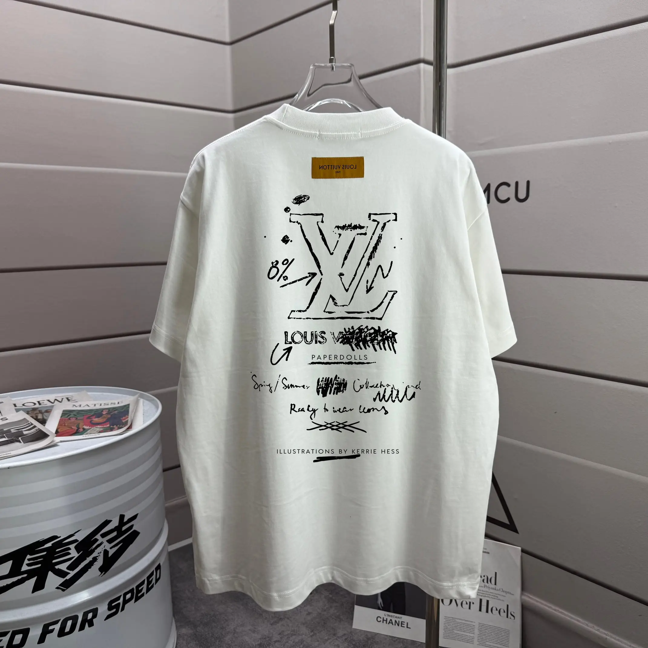 Logo Graphic Print Cotton T-Shirt D13012589