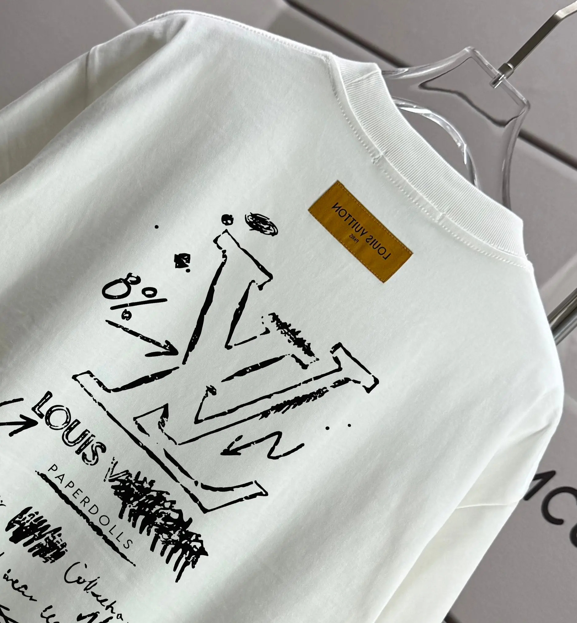Logo Graphic Print Cotton T-Shirt D13012589 — view 3