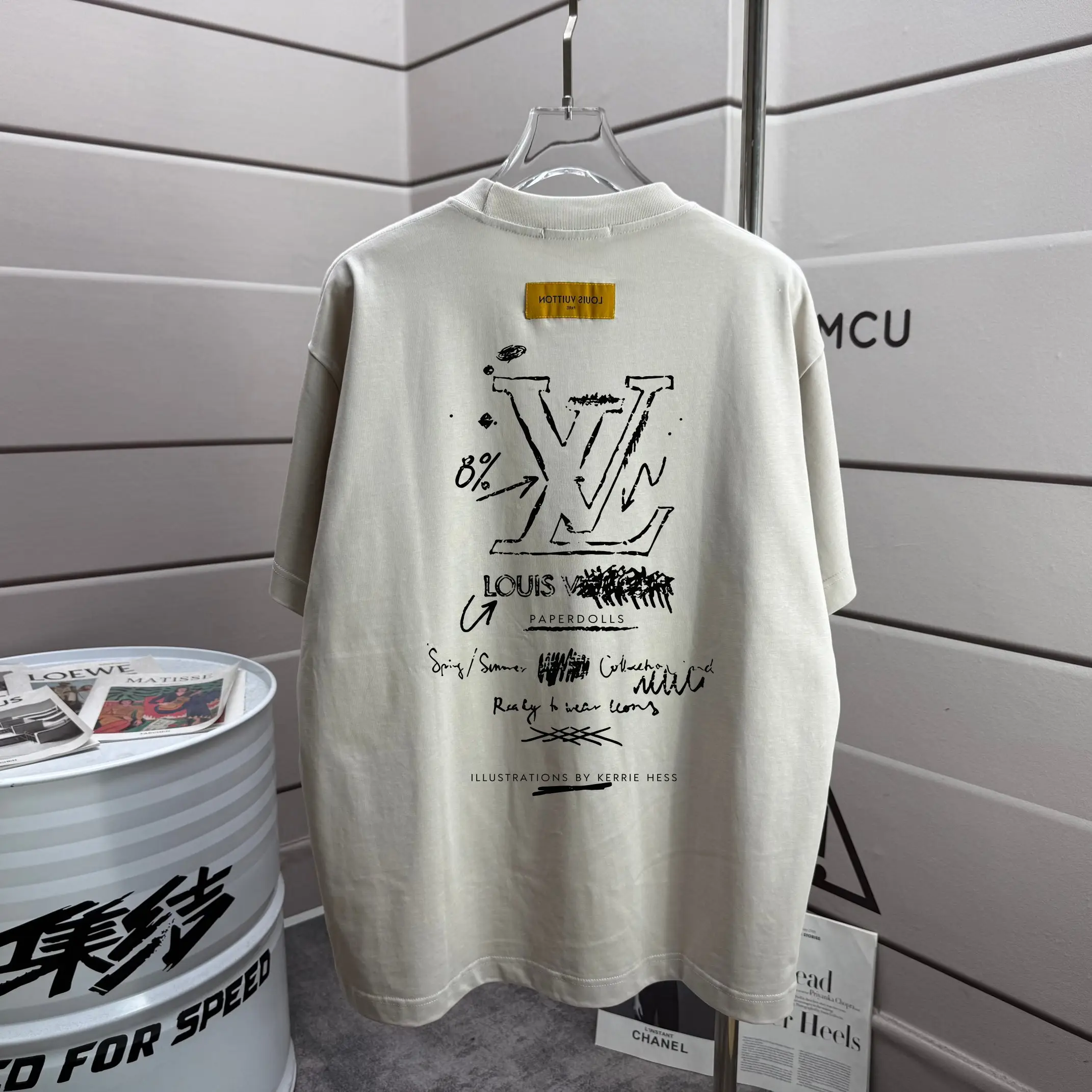 Graphic Print Cotton Jersey T-Shirt D13012592