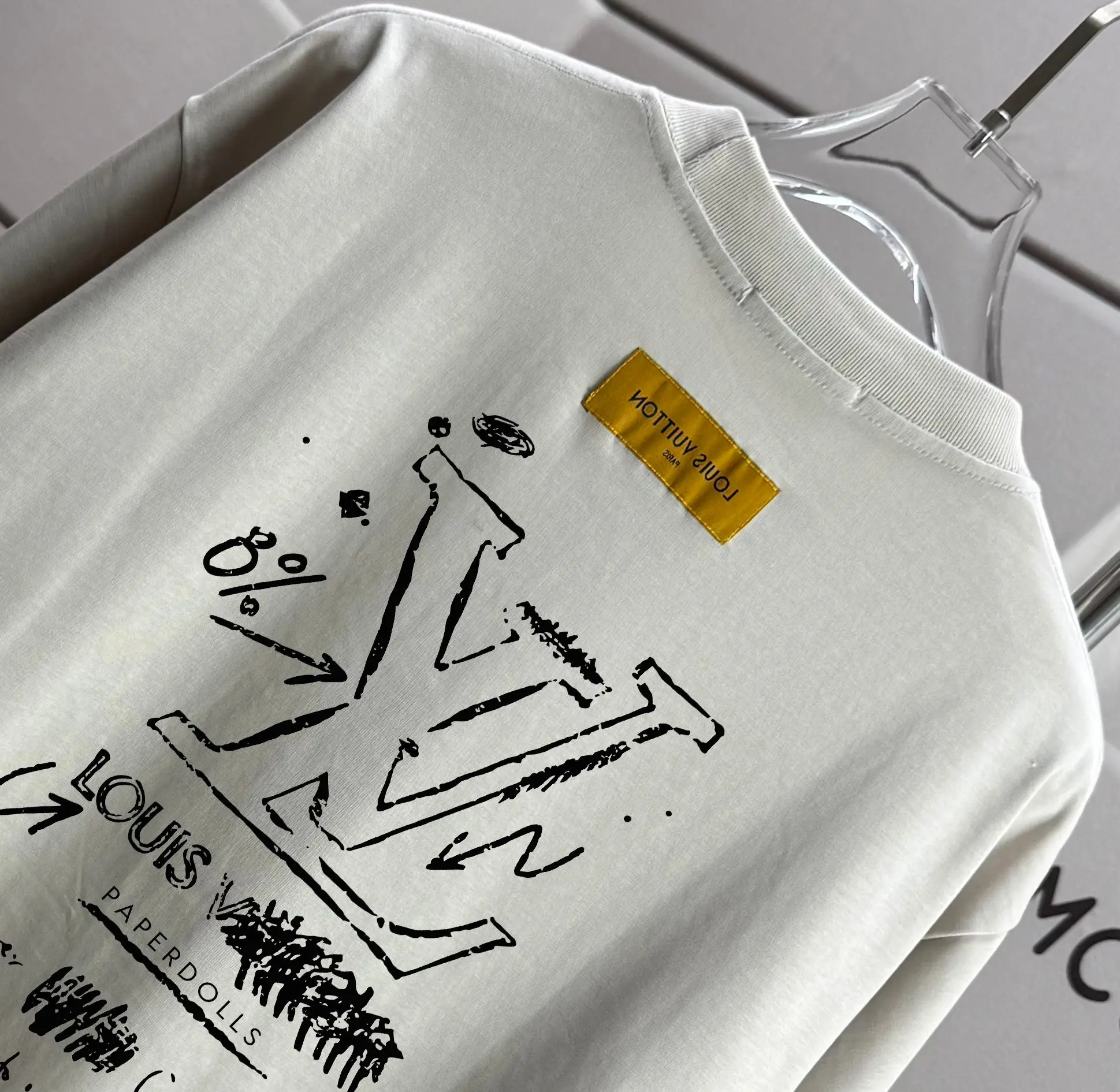 Graphic Print Cotton Jersey T-Shirt D13012592 — view 3