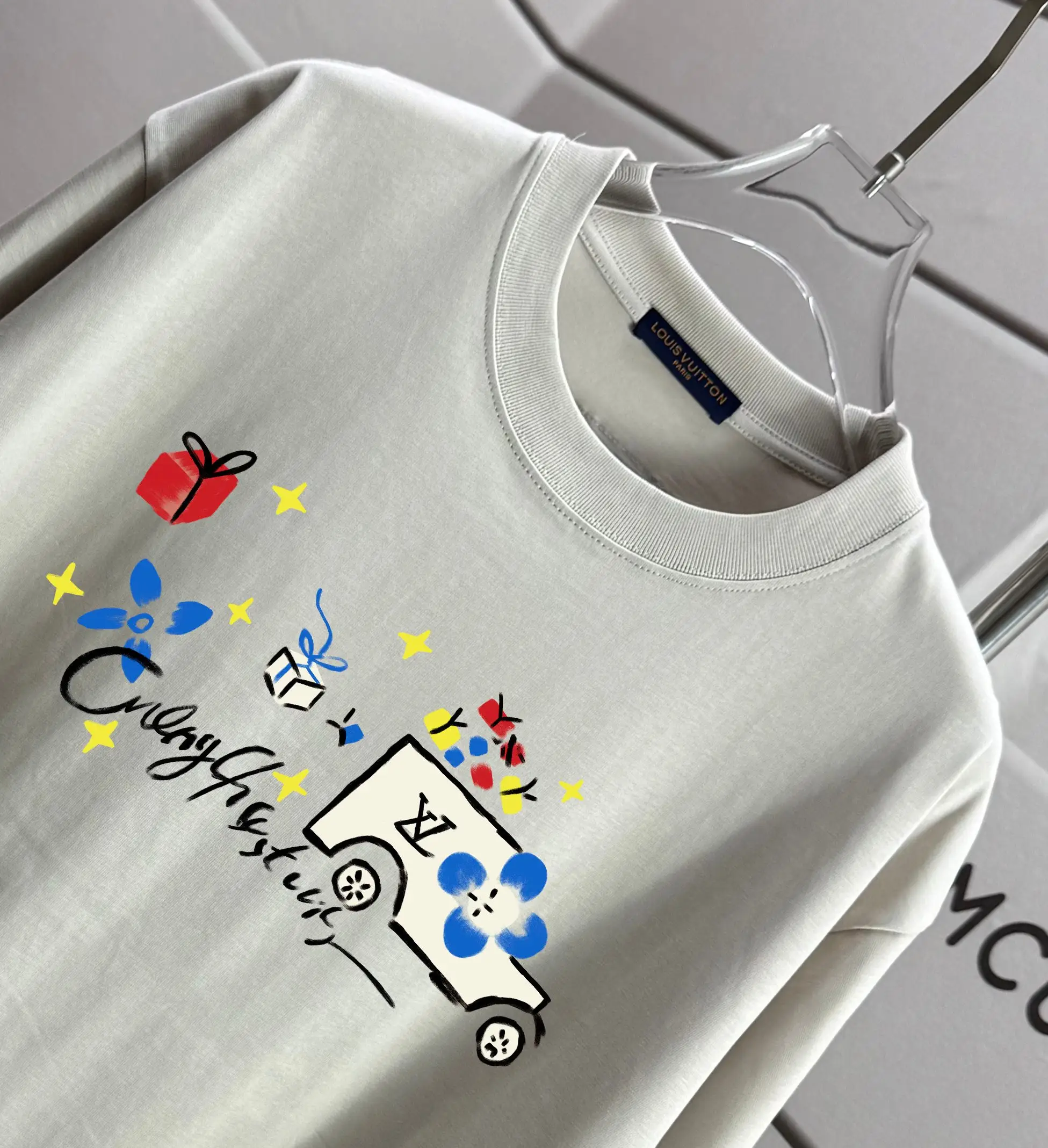 Graphic Print Cotton Jersey T-Shirt D13012596 — view 3