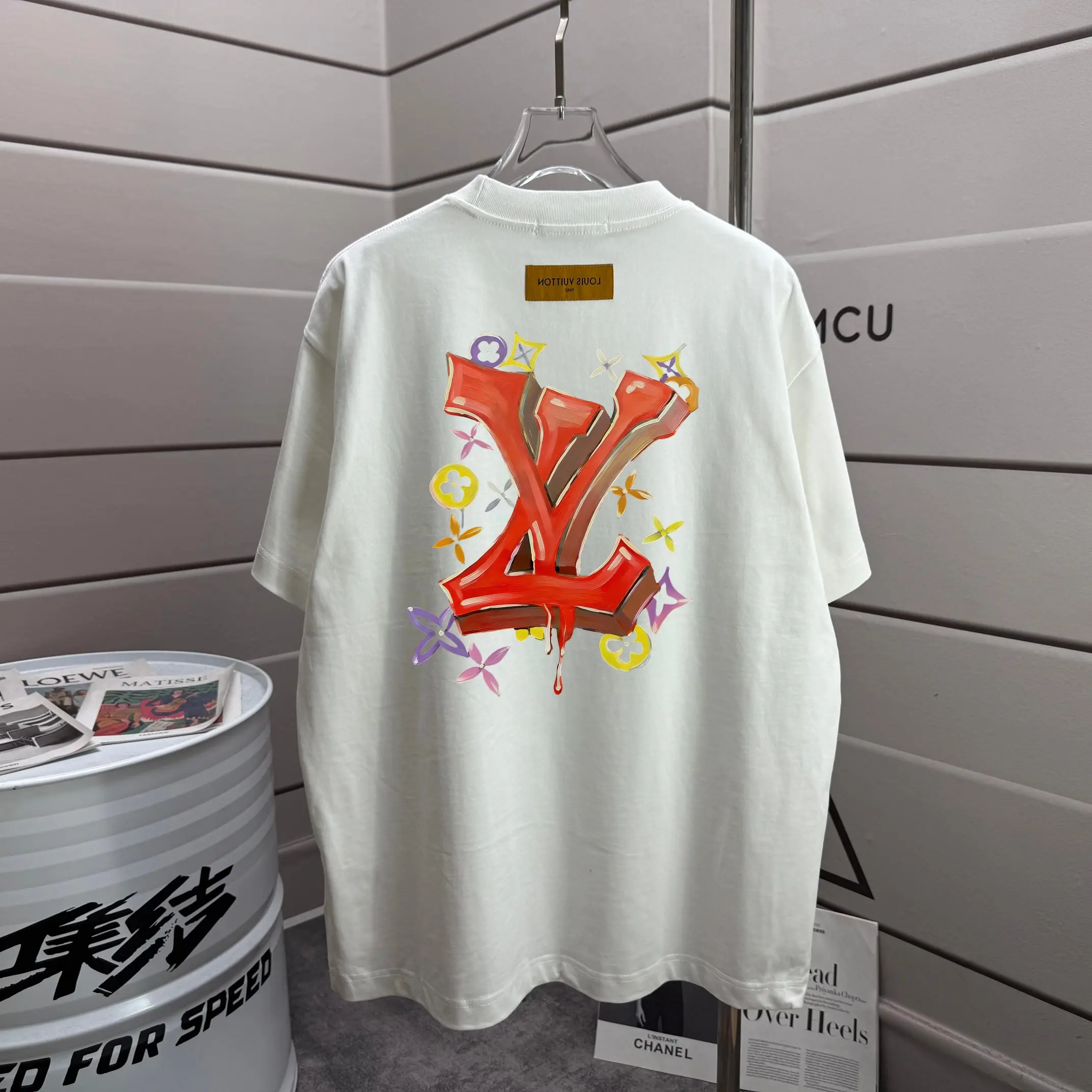Logo Graphic Print Cotton T-Shirt D13012585