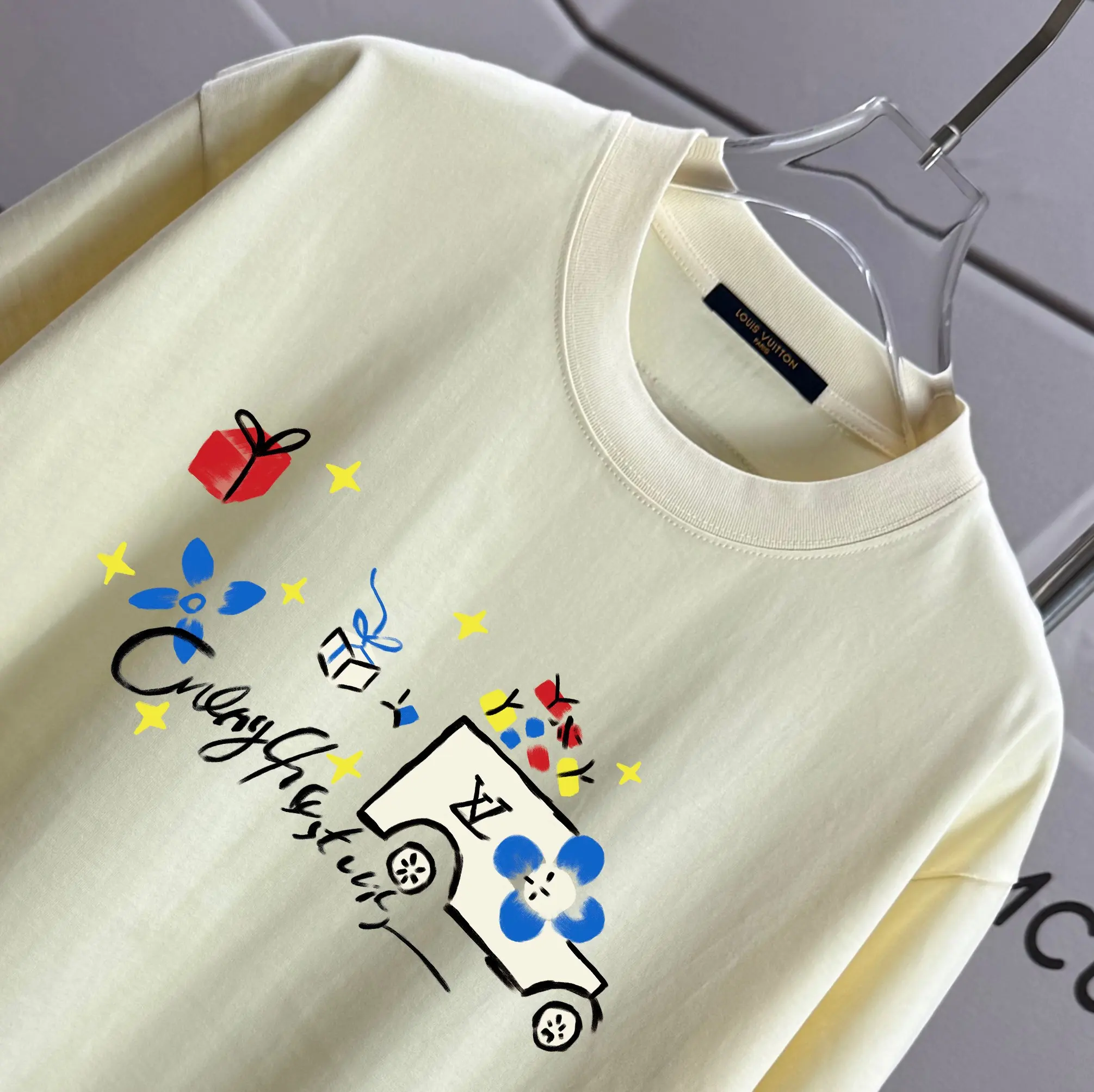 Graphic Print Cotton Jersey T-Shirt D13012595 — view 3