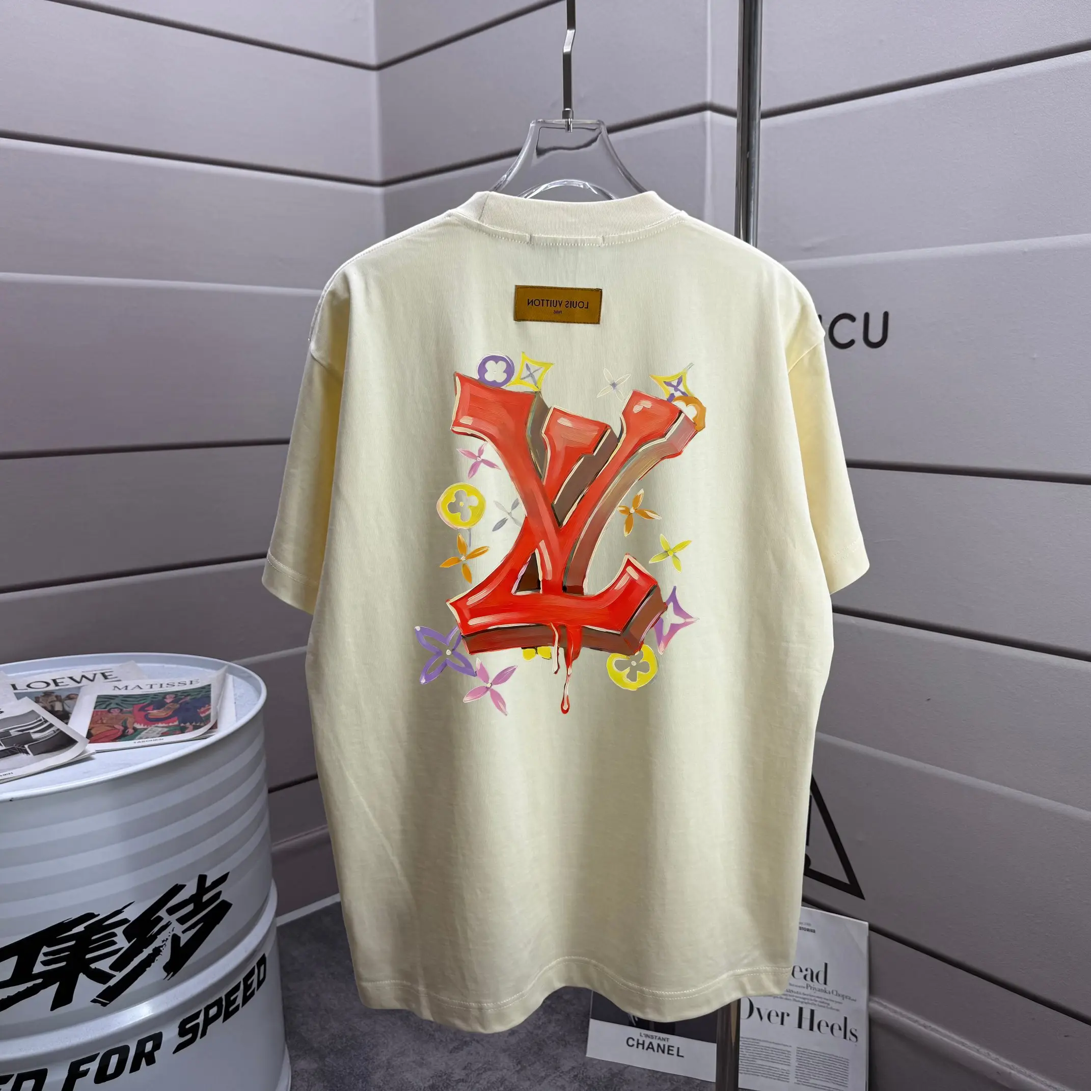 Graphic Logo Print Cotton T-Shirt D13012587