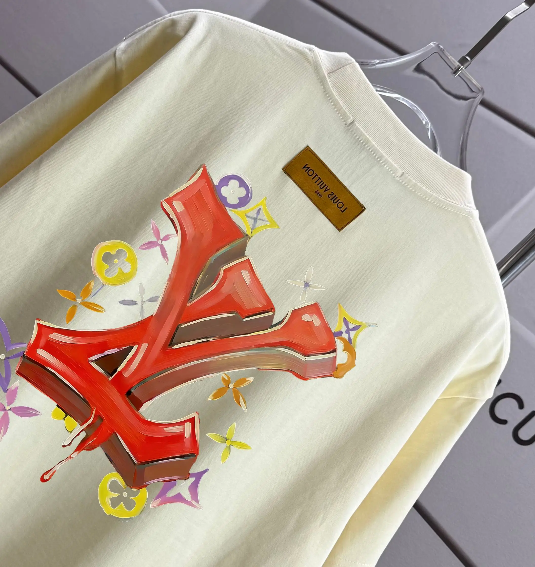Graphic Logo Print Cotton T-Shirt D13012587 — view 3