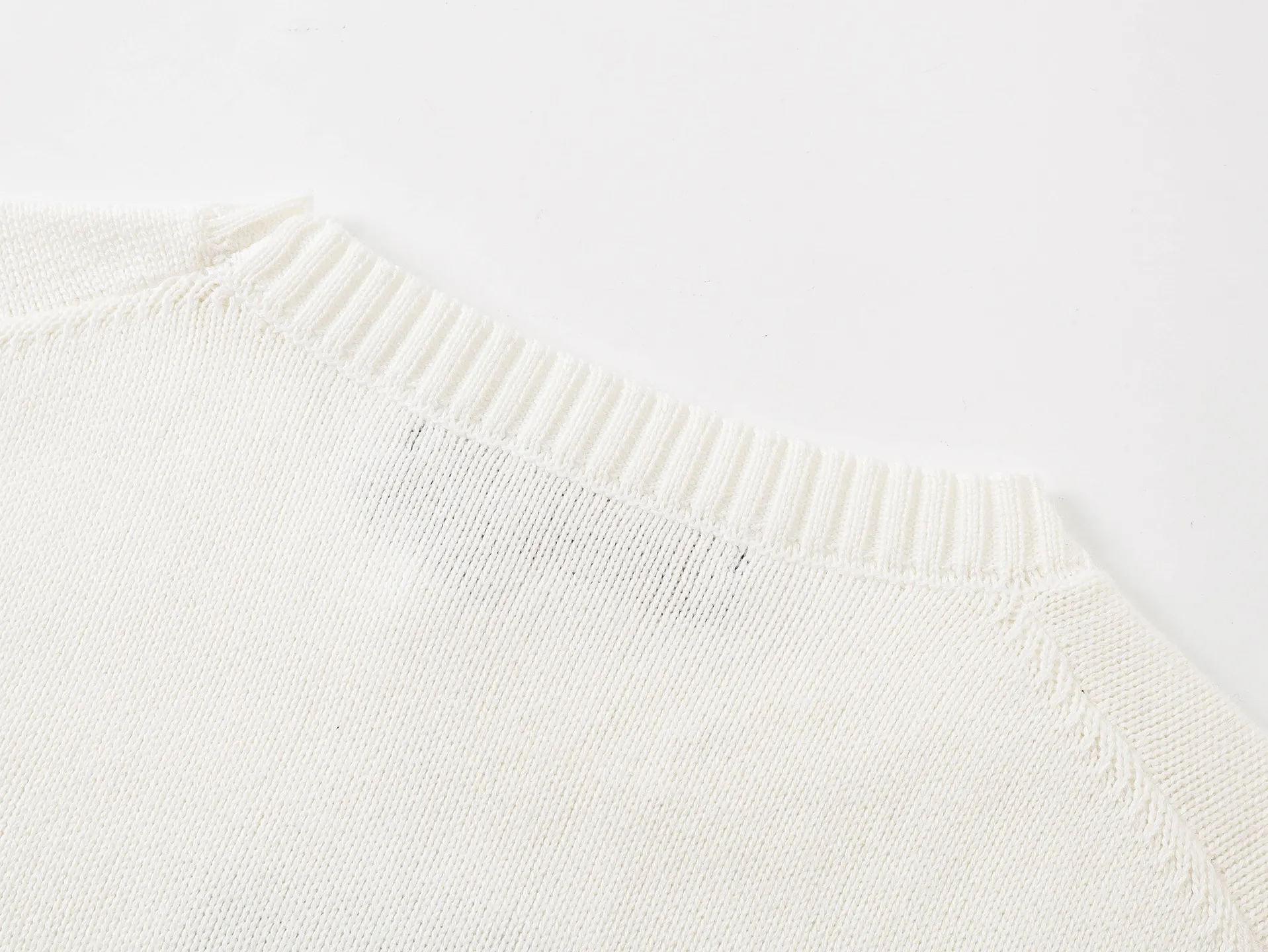 Monogram Embroidered Wool-Blend Knit Top D15521646 — view 5