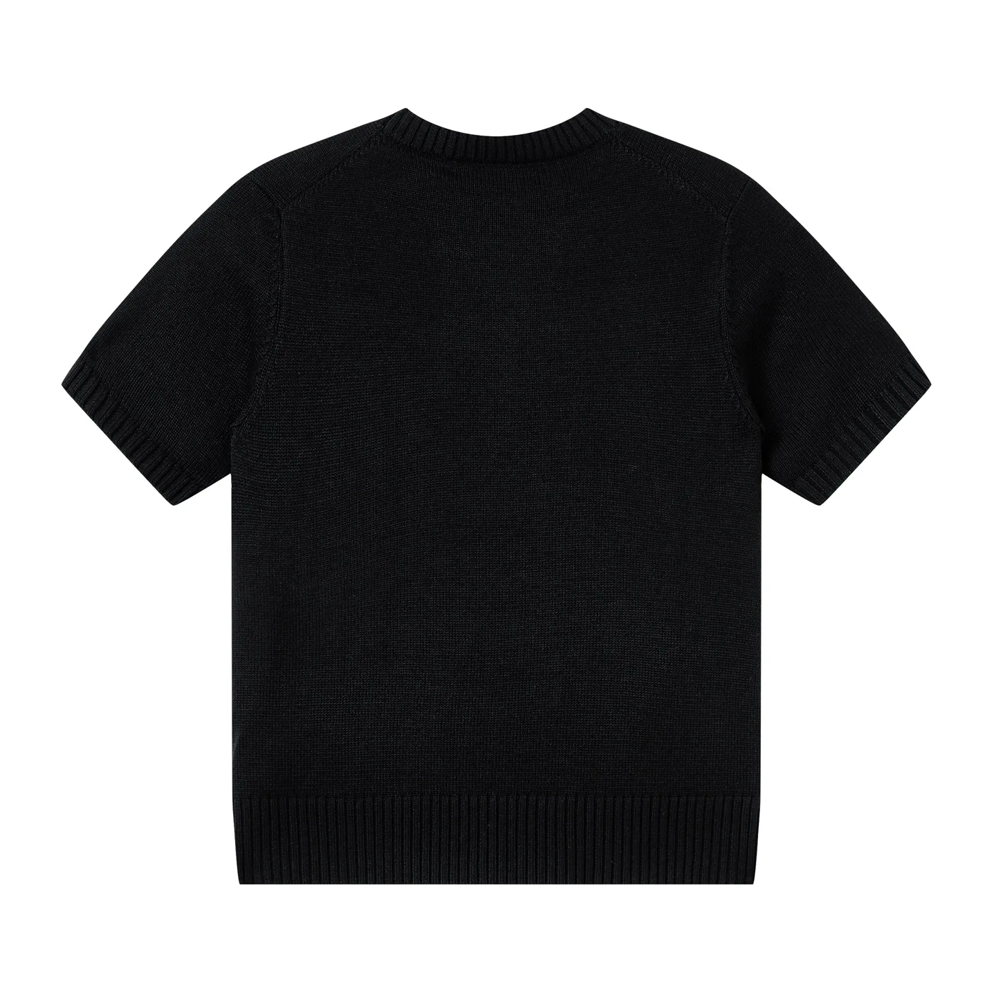 Monogram Embroidered Wool Knit Top D15521645 — view 3
