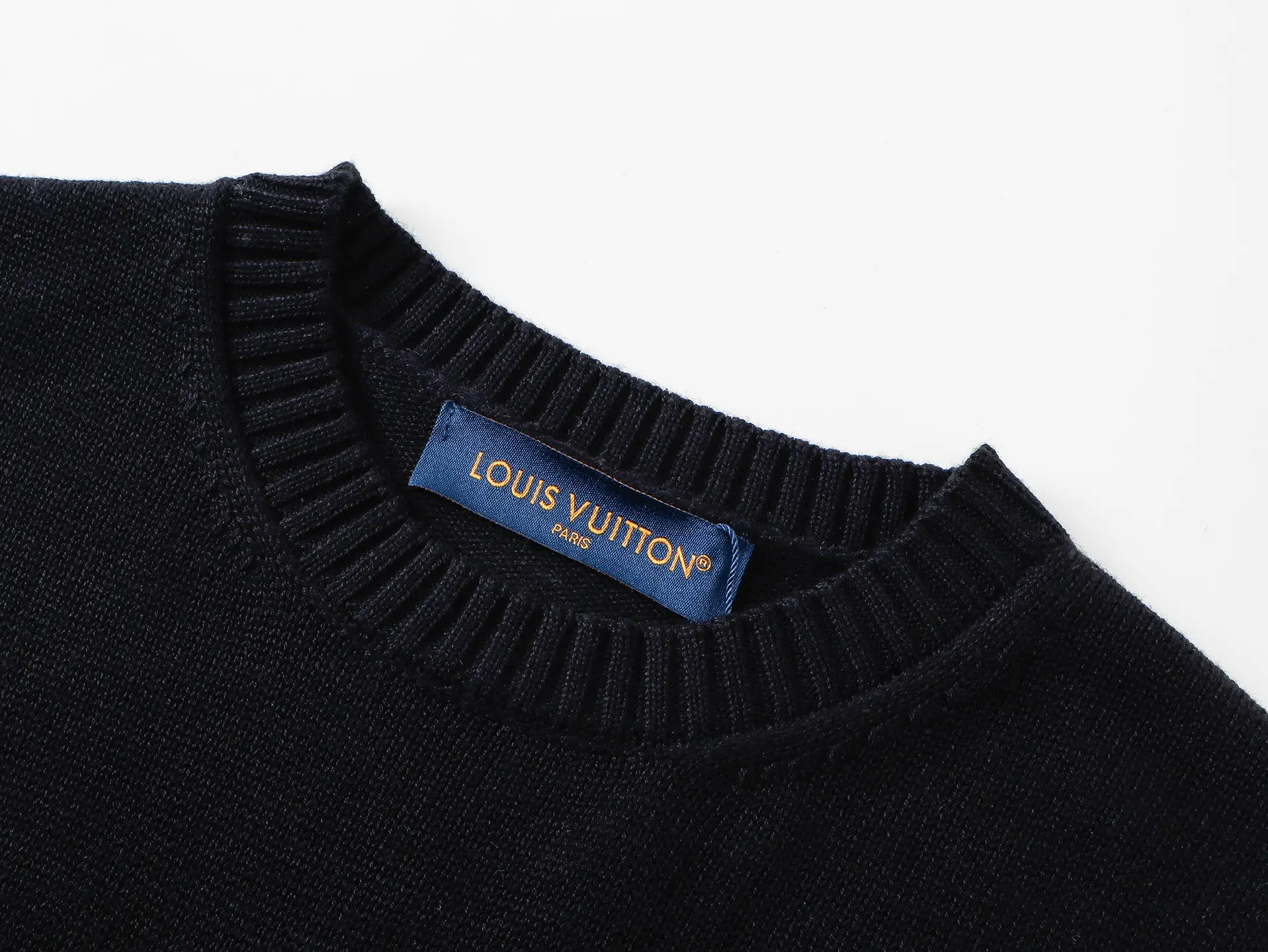Monogram Embroidered Wool Knit Top D15521645 — view 4