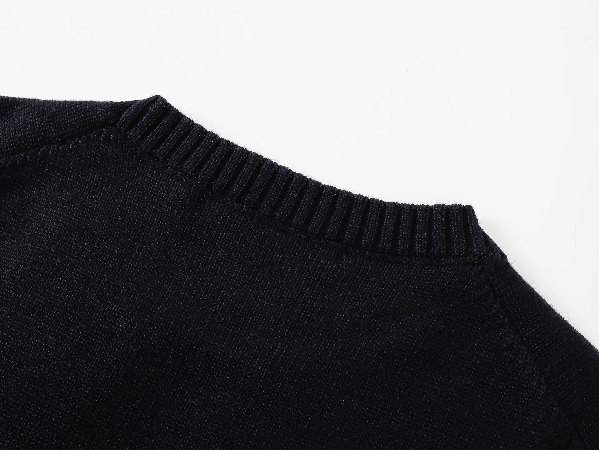 Monogram Embroidered Wool Knit Top D15521645 — view 5