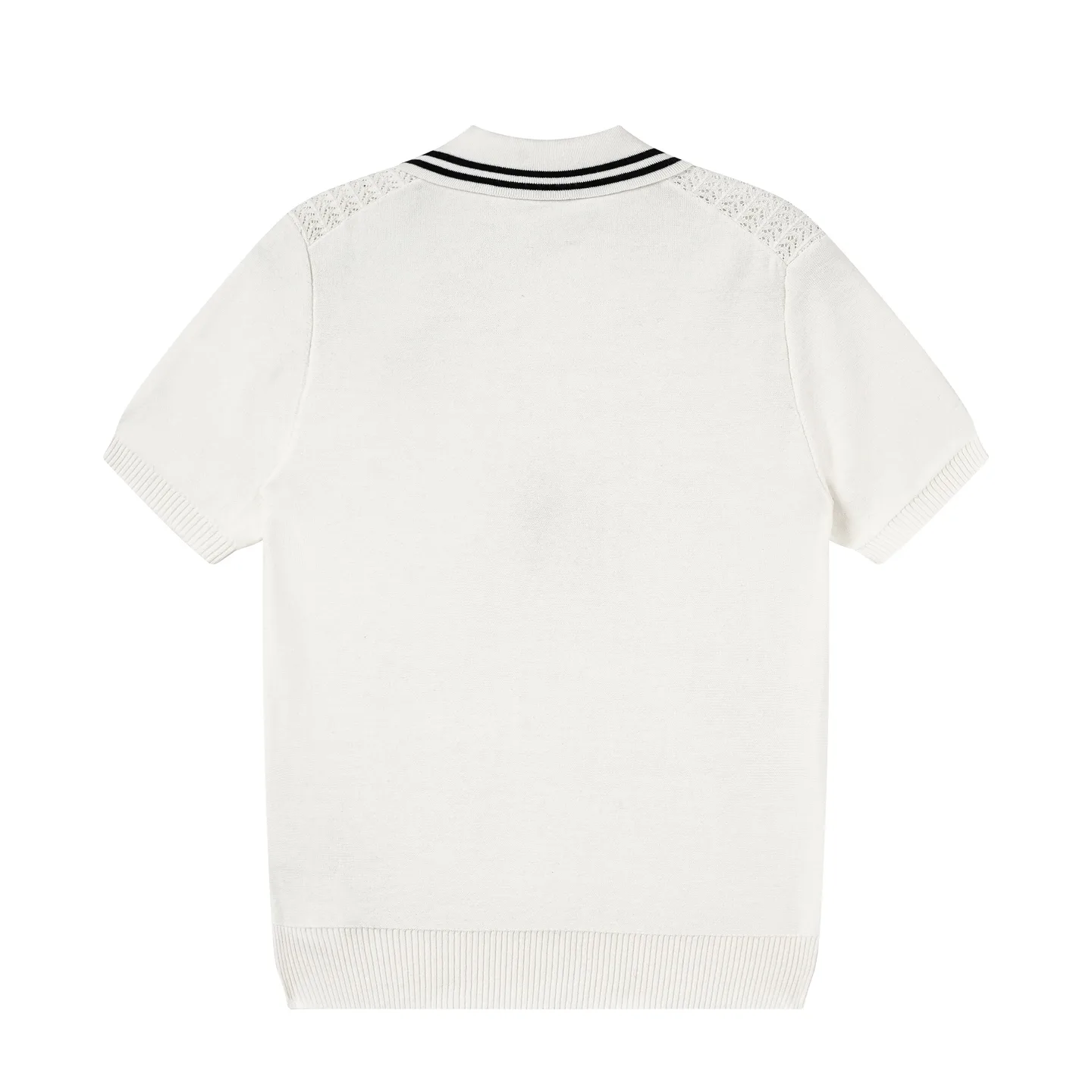 Open-Knit Cotton Polo Shirt D16021644 — view 3