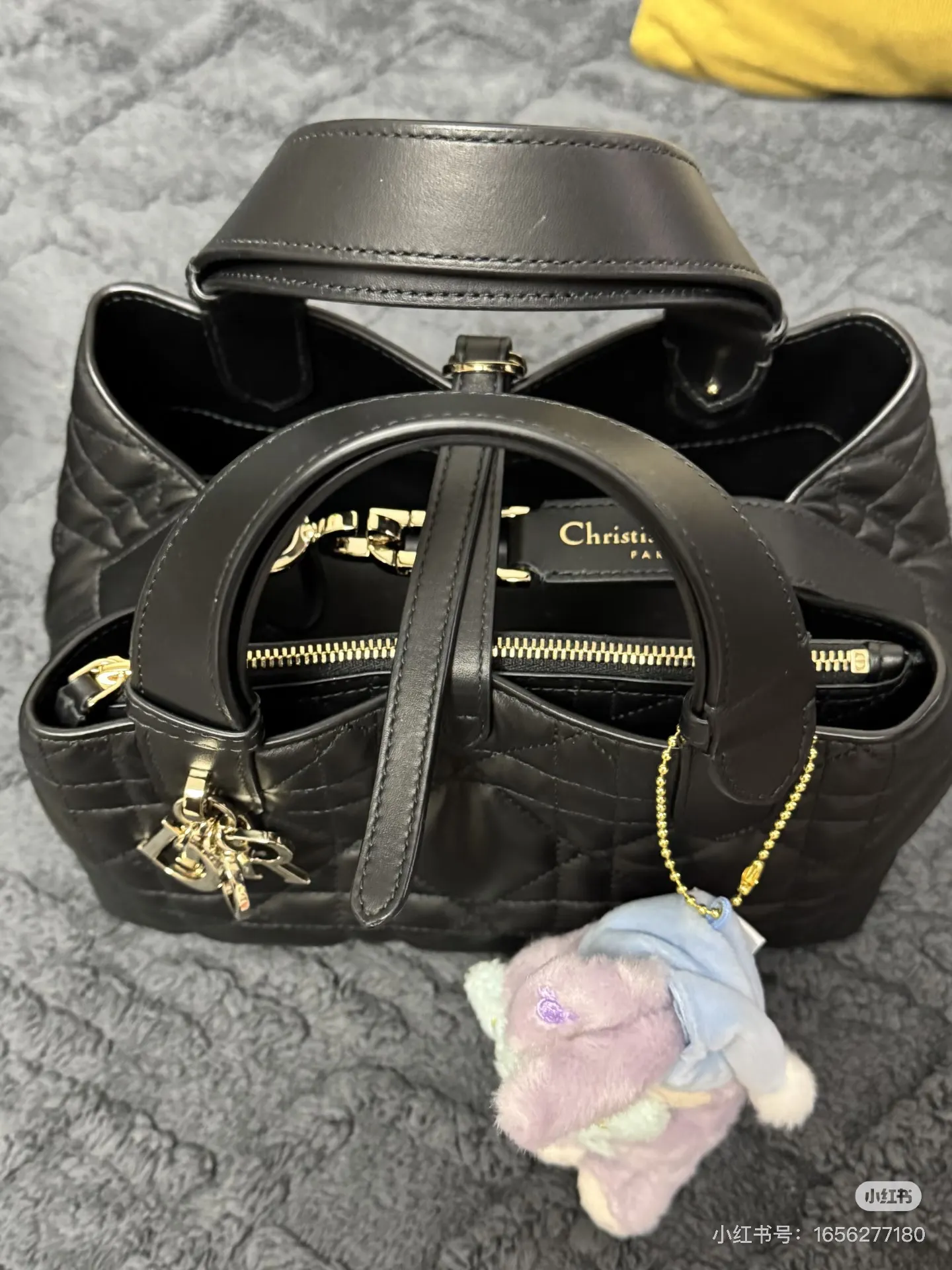 Quilted Leather Top-Handle Bag D79018557 — view 13