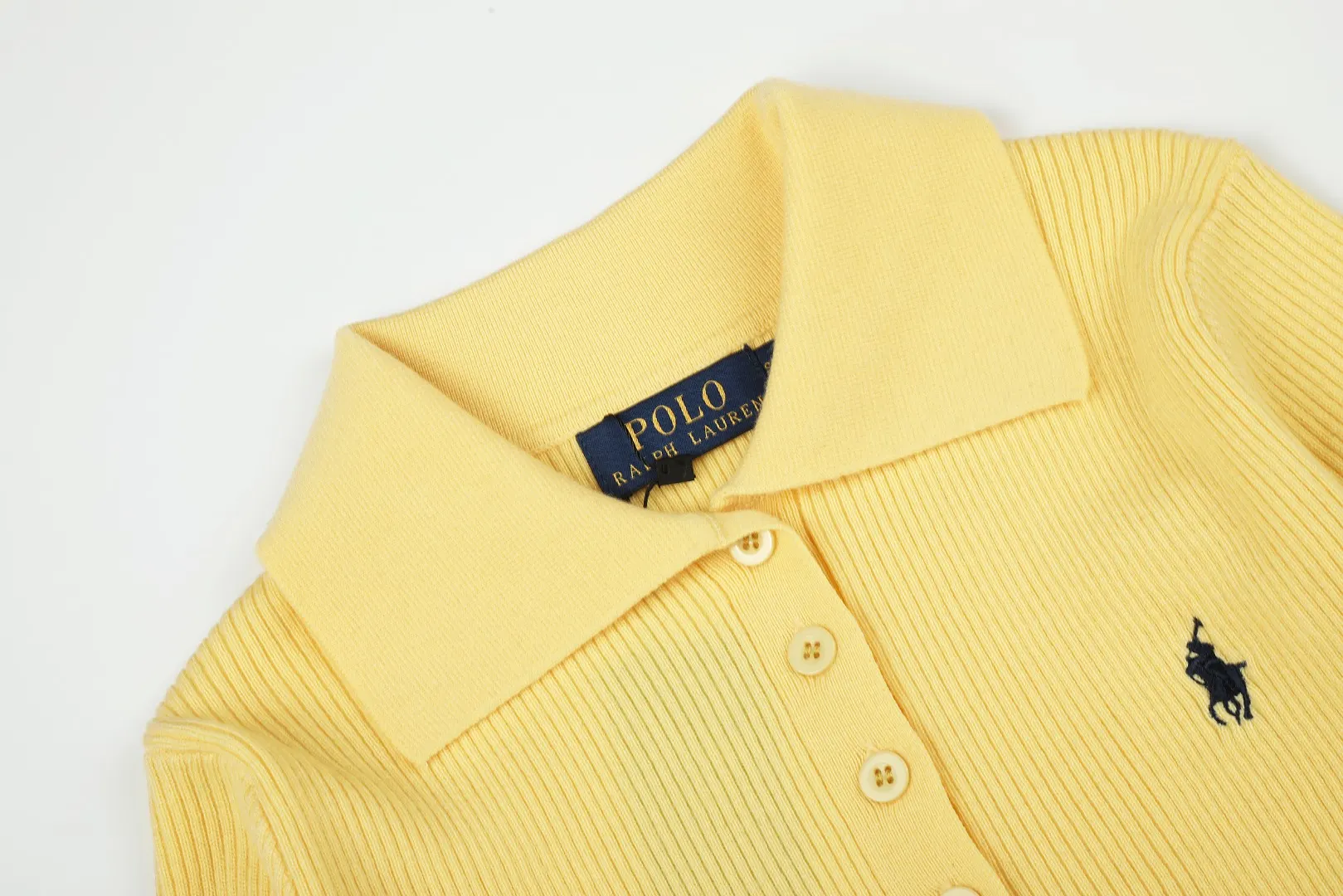 Polo Collar Wool-Blend Knit Sweater D17022963 — view 3