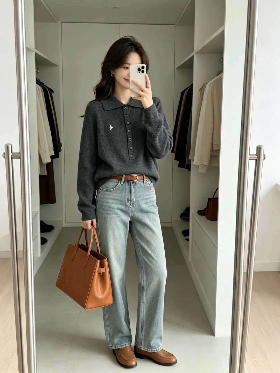 Slim-Fit Wool-Blend Polo Sweater D17022955 — view 5