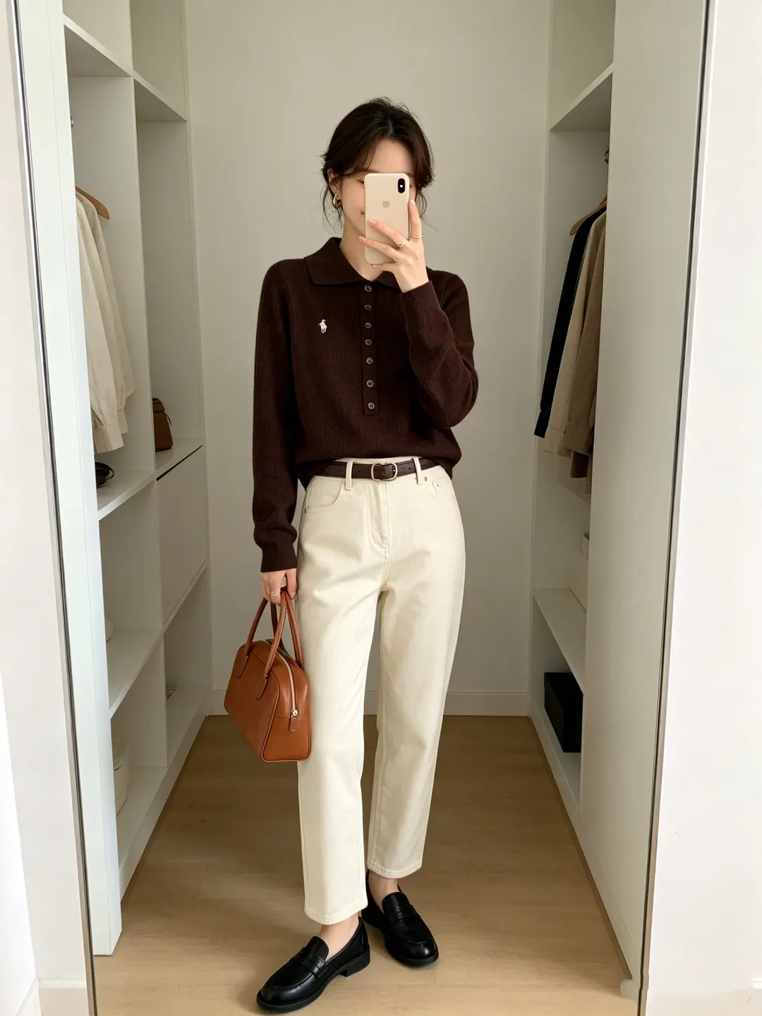 Slim-Fit Wool-Blend Polo Sweater D17022955 — view 9