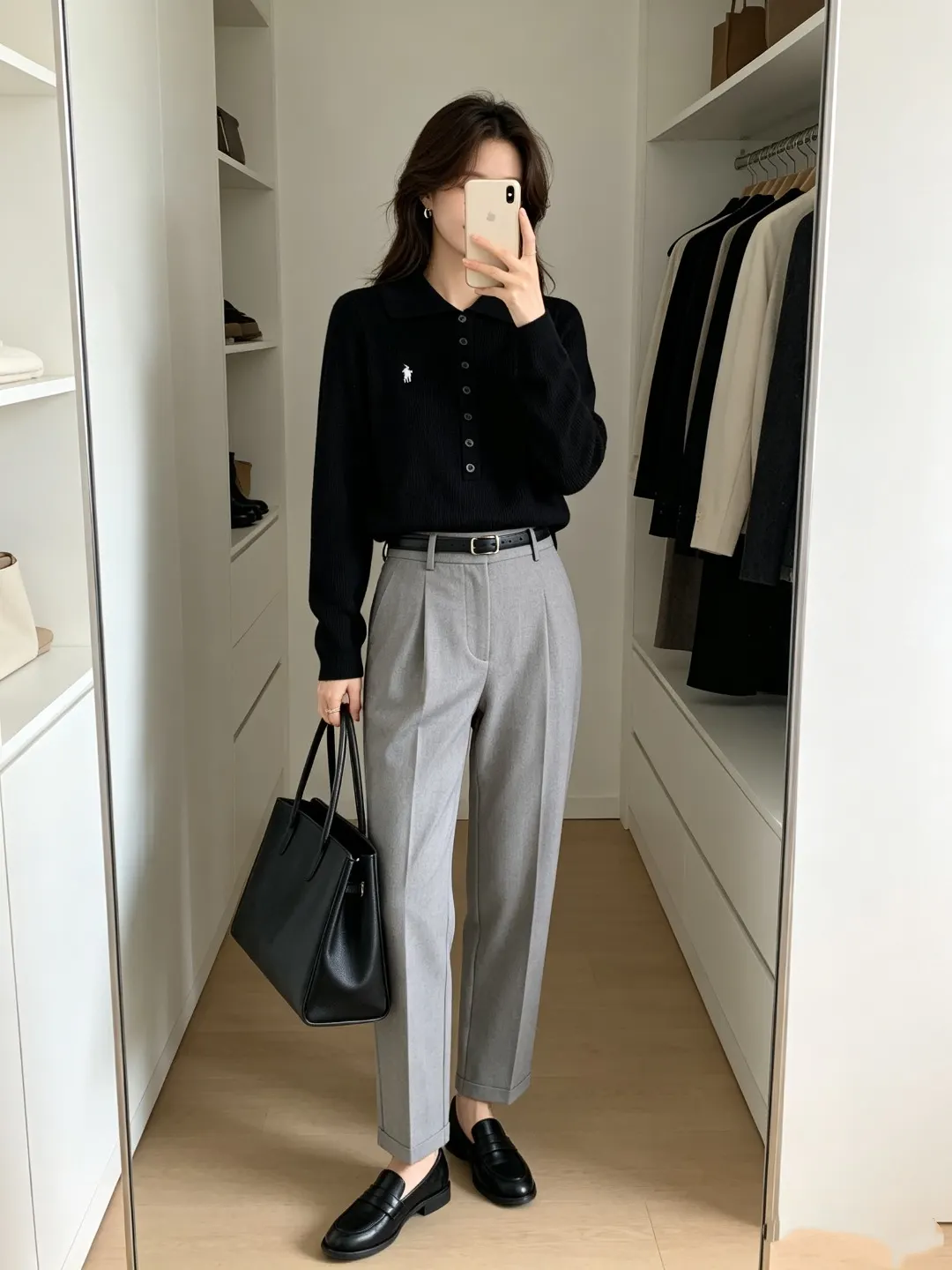 Slim-Fit Wool-Blend Polo Sweater D17022955 — view 12