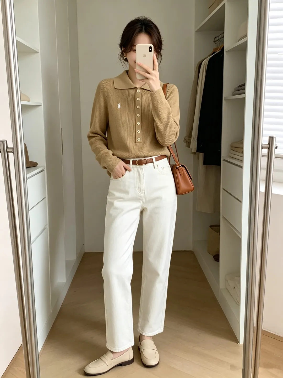 Slim-Fit Wool-Blend Polo Sweater D17022955 — view 15