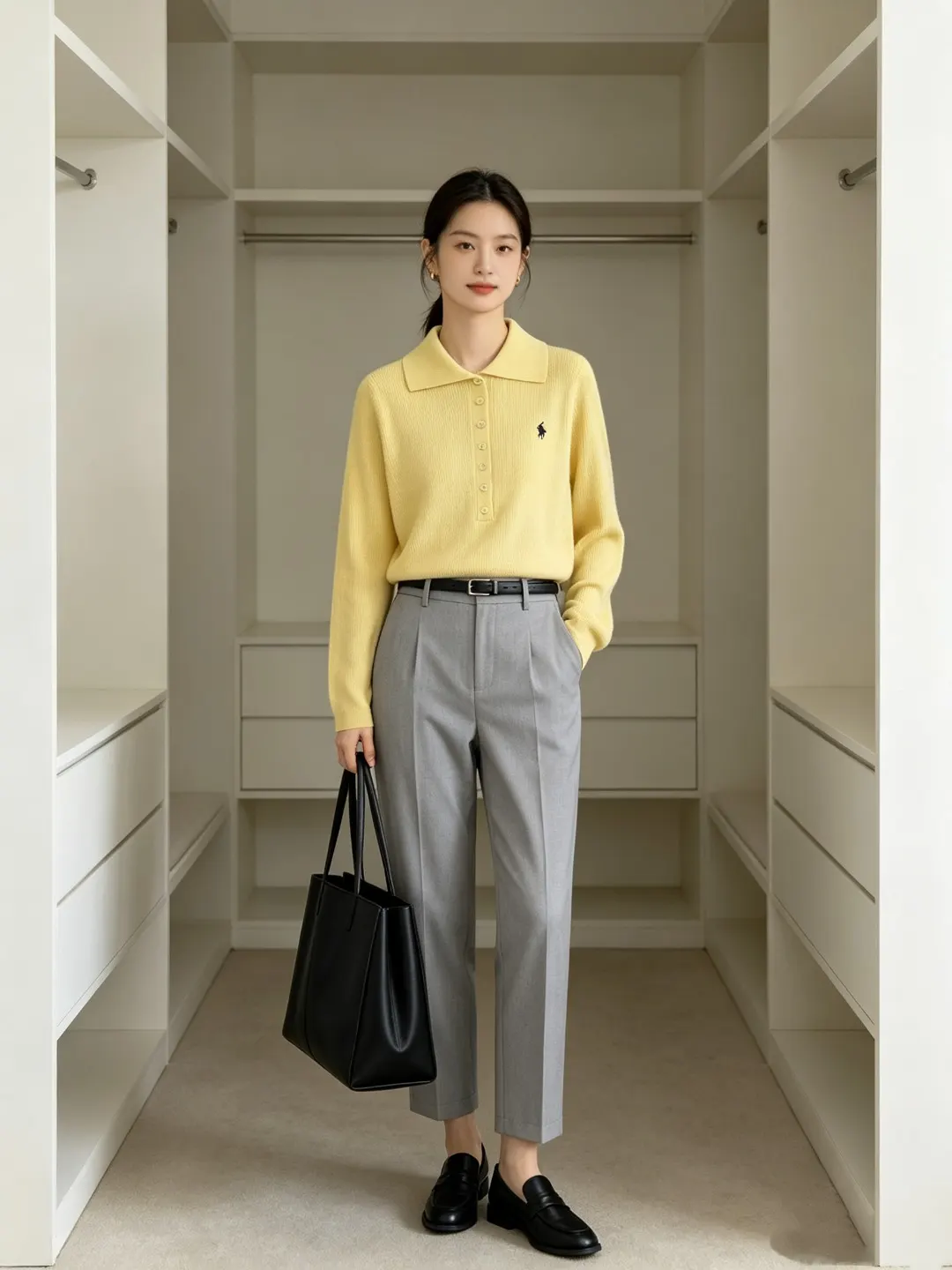 Slim-Fit Wool-Blend Polo Sweater D17022955 — view 30