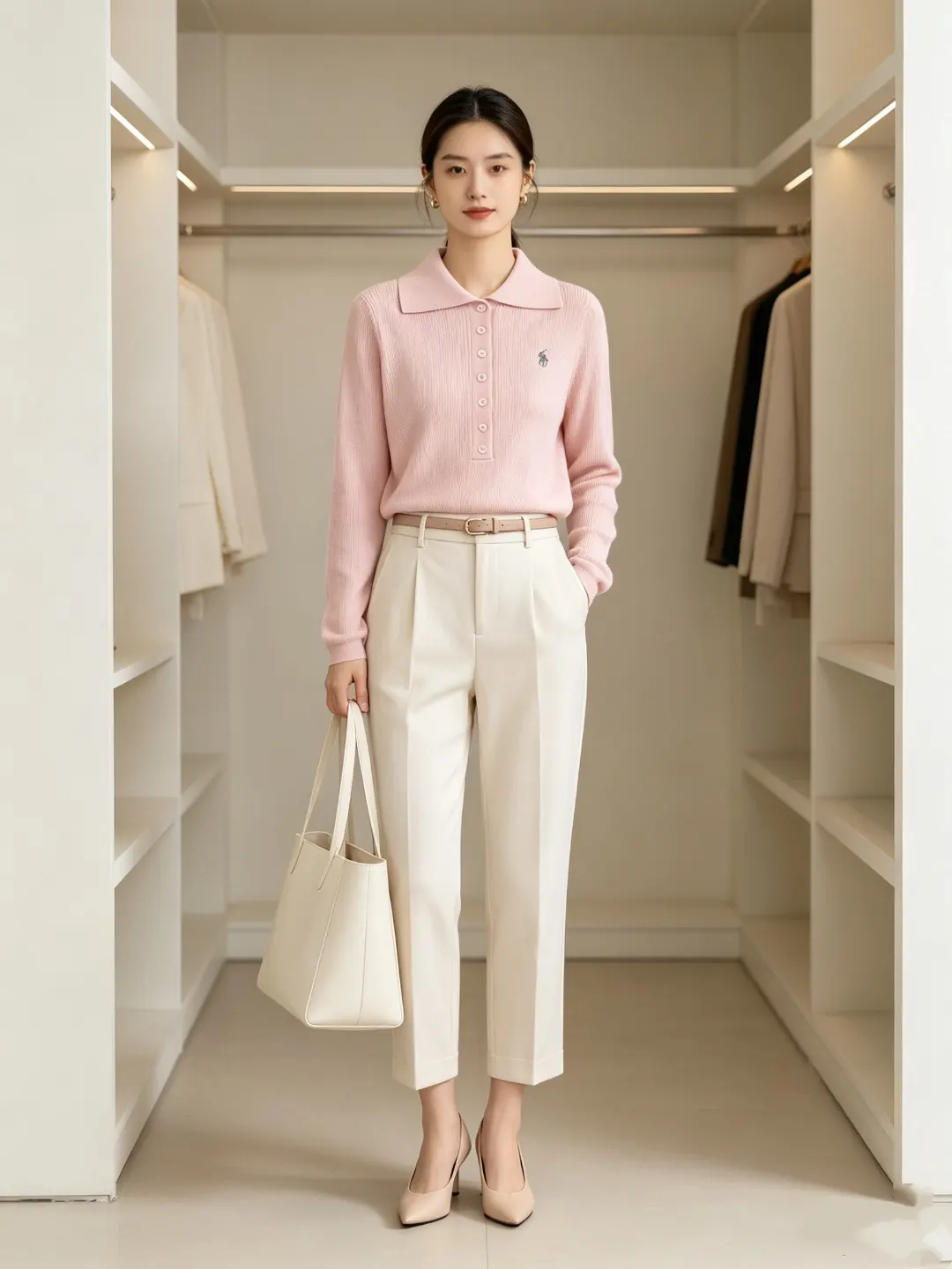 Slim-Fit Wool-Blend Polo Sweater D17022955 — view 33