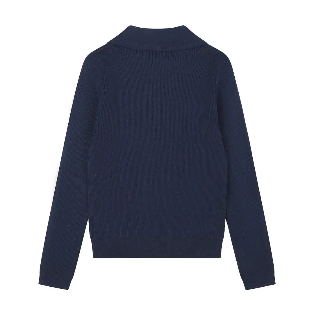 Slim-Fit Wool-Blend Polo Sweater D17022958 — view 2