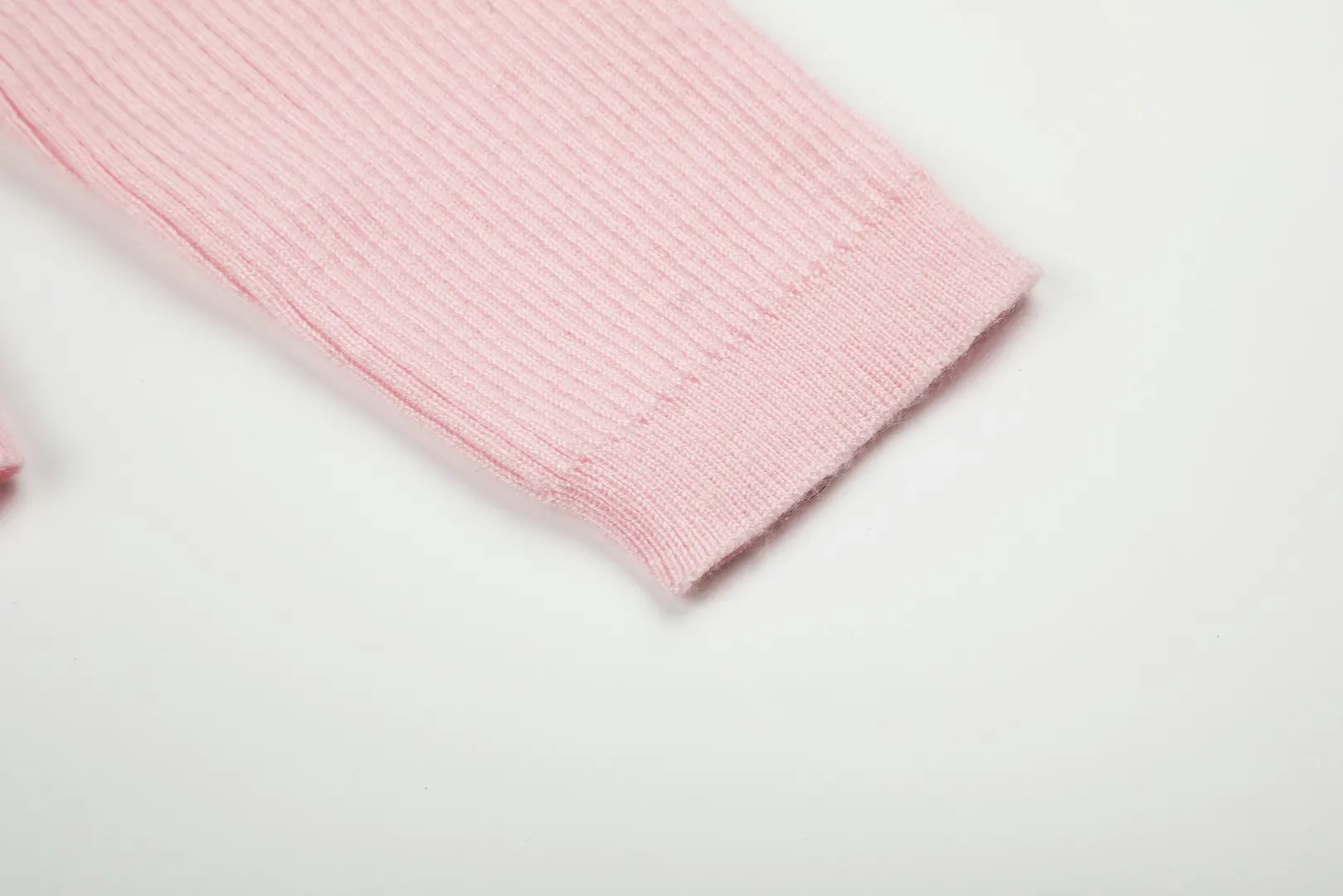 Ribbed Wool-Blend Polo Sweater D17022957 — view 7
