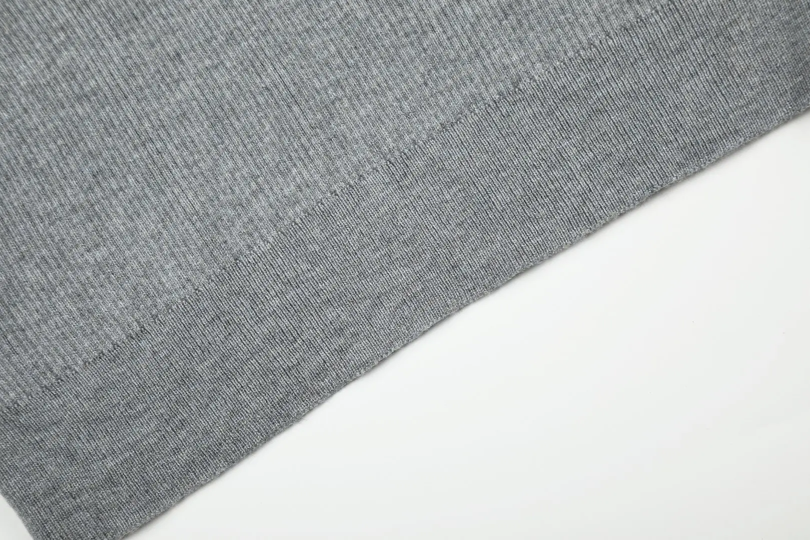 Ribbed Wool-Blend Polo Sweater D17022959 — view 7