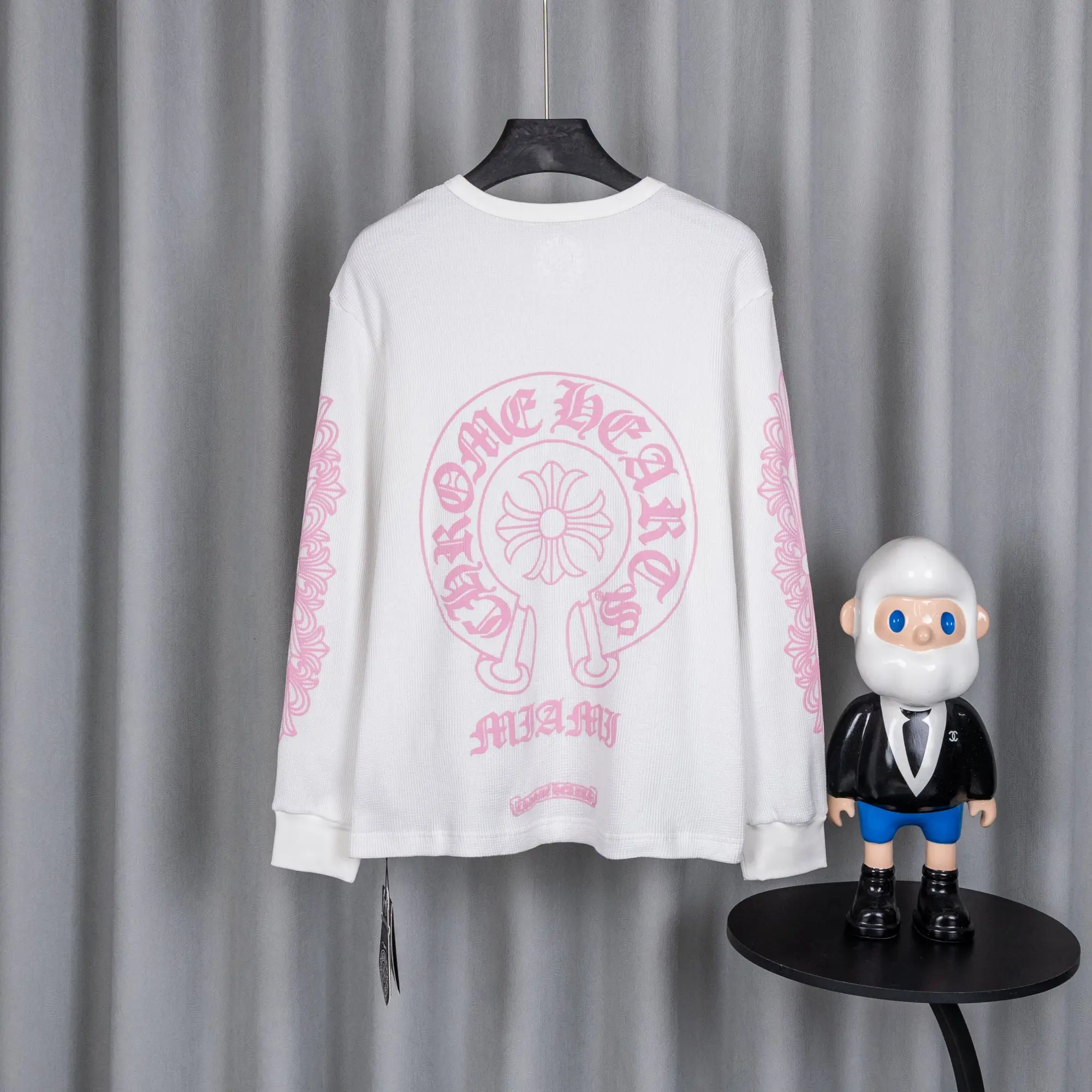 Chrome Hearts Waffle-Knit Long-Sleeve T-Shirt D18021028 — view 2
