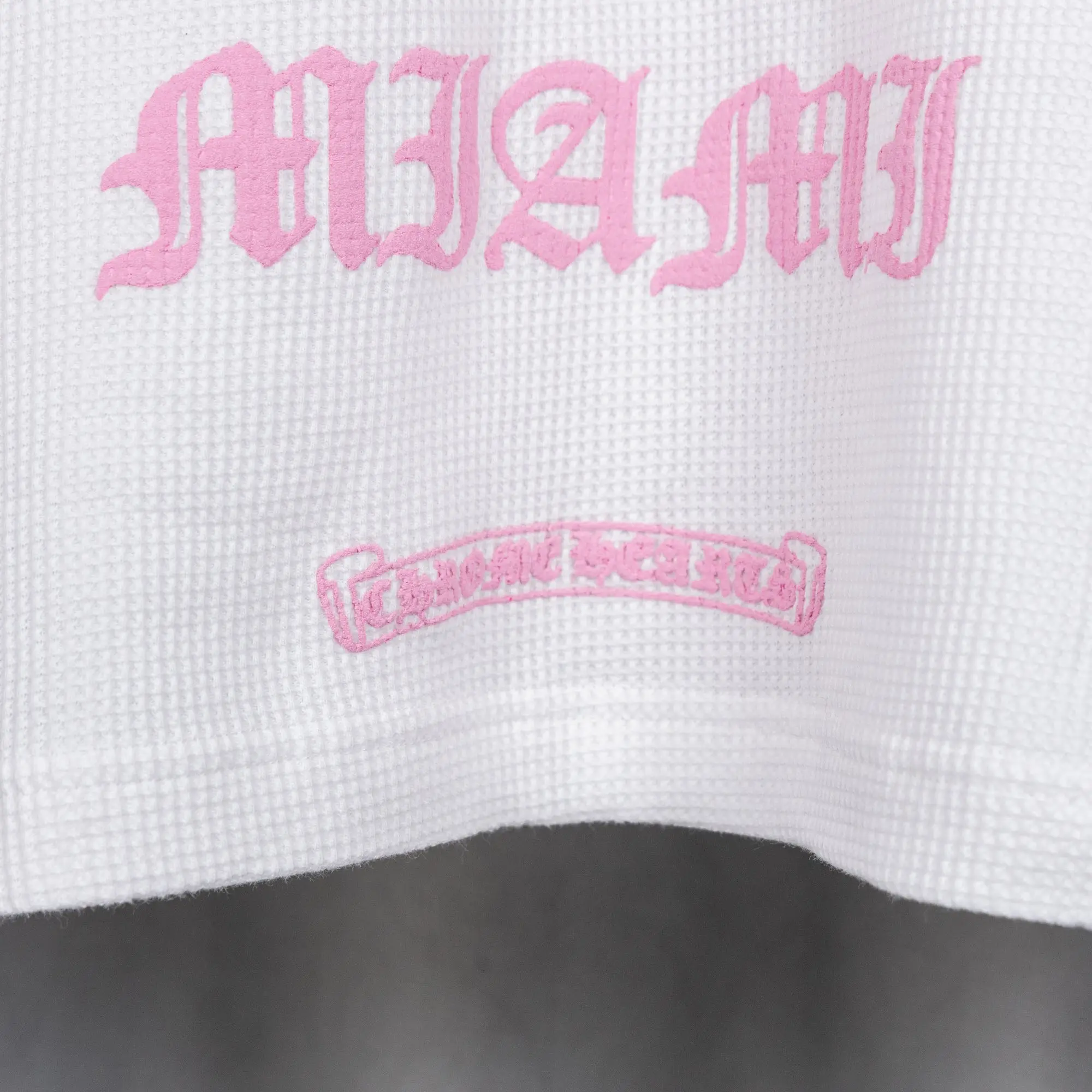 Chrome Hearts Waffle-Knit Long-Sleeve T-Shirt D18021028 — view 9