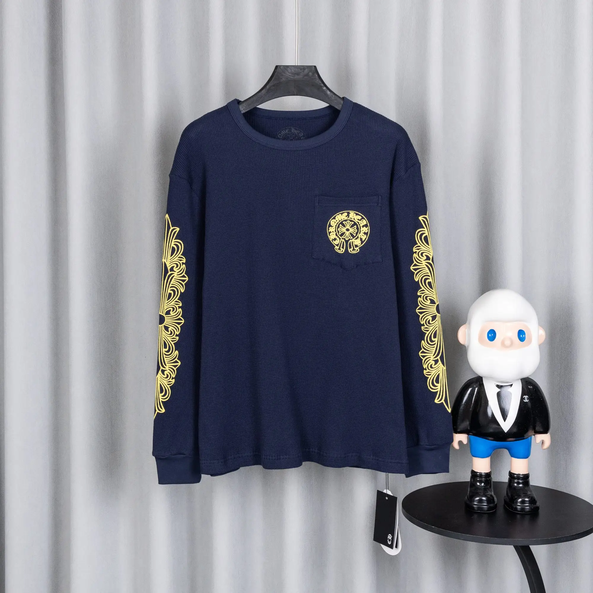 Chrome Hearts Waffle-Knit Long-Sleeve T-Shirt D18021027
