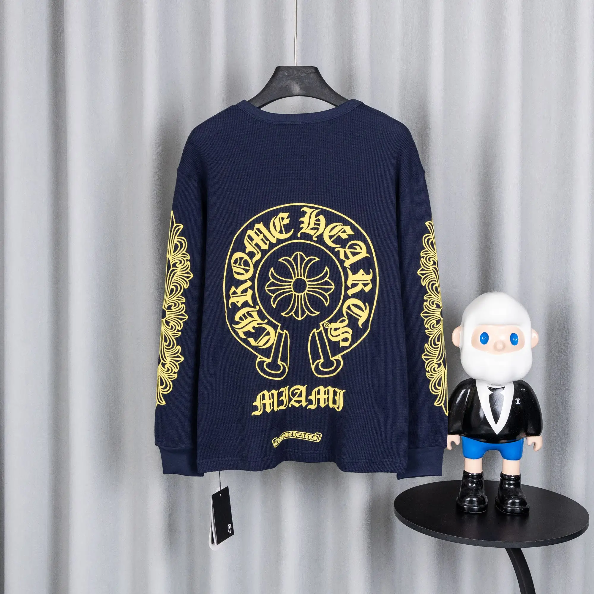 Chrome Hearts Waffle-Knit Long-Sleeve T-Shirt D18021027 — view 2