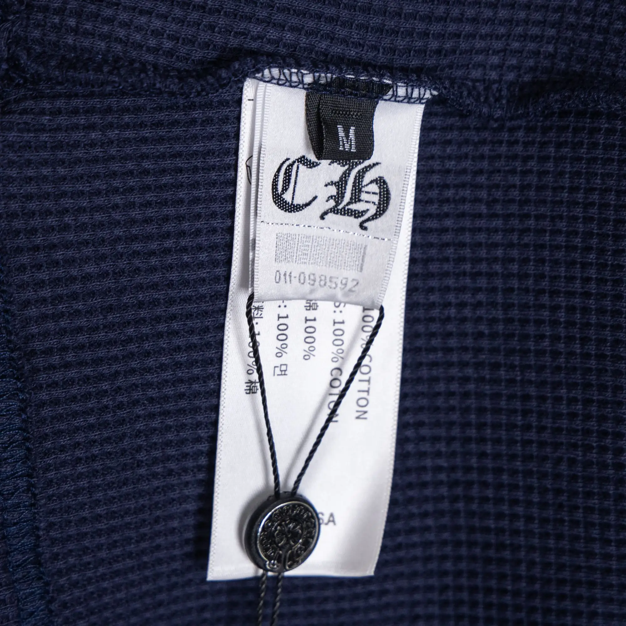 Chrome Hearts Waffle-Knit Long-Sleeve T-Shirt D18021027 — view 9