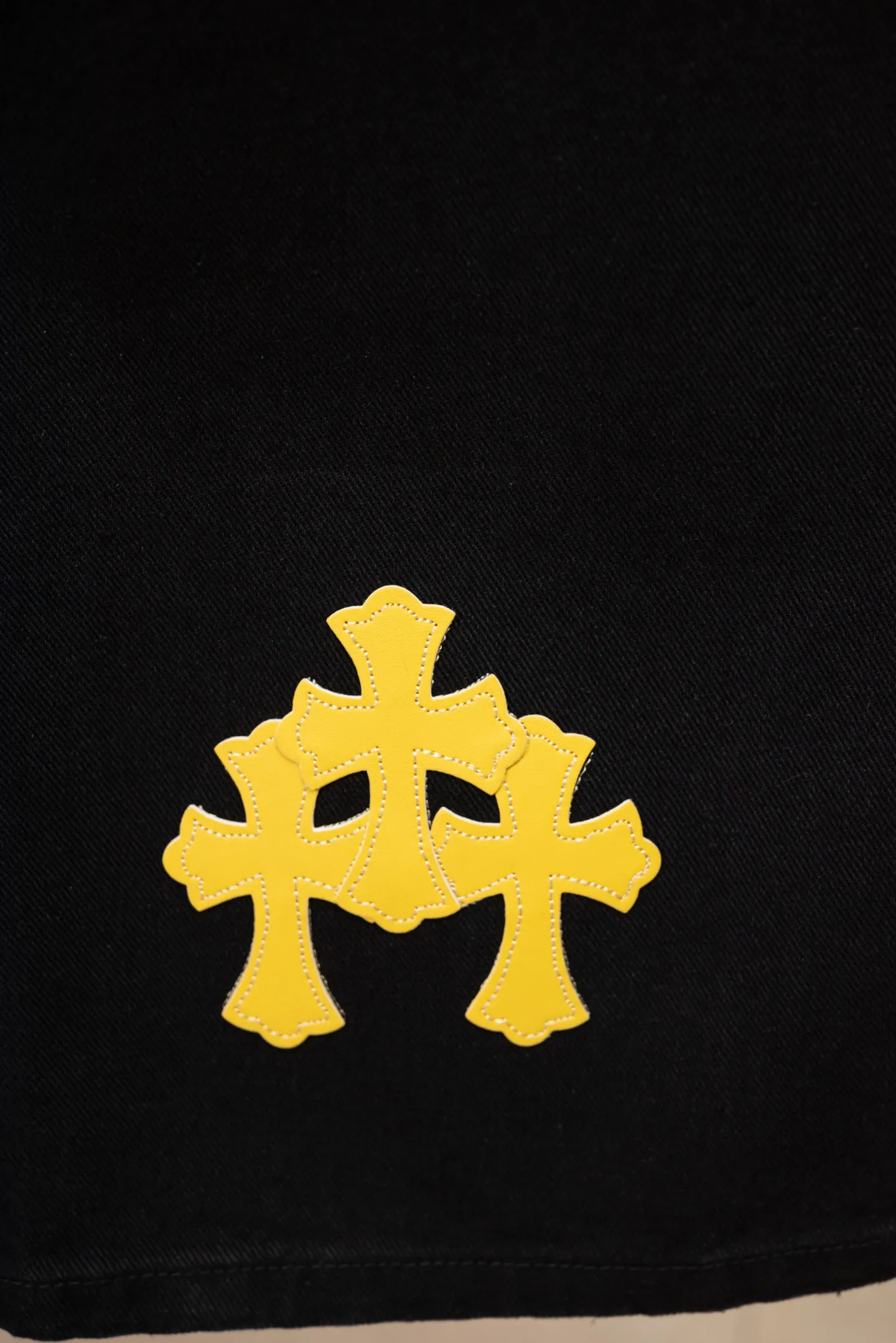 Chrome Hearts Cross Patch Straight-Leg Jeans D18021076 — view 8
