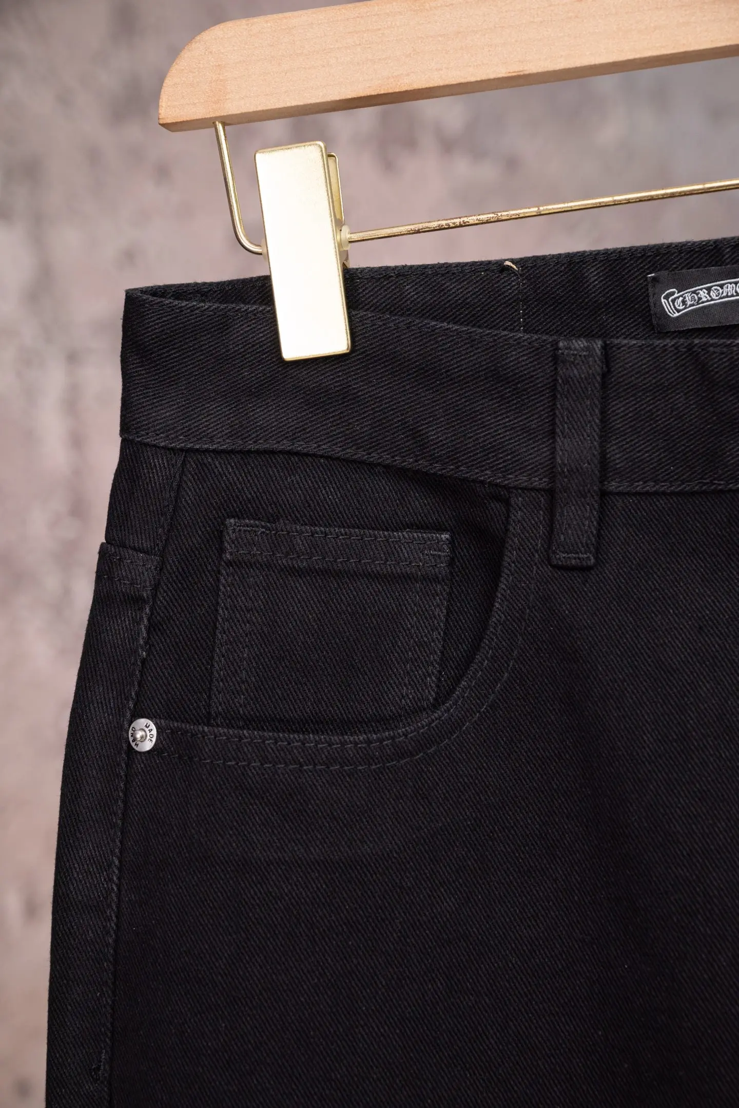 Chrome Hearts Multi-Color Cross Patch Straight-Leg Jeans D18021074 — view 5