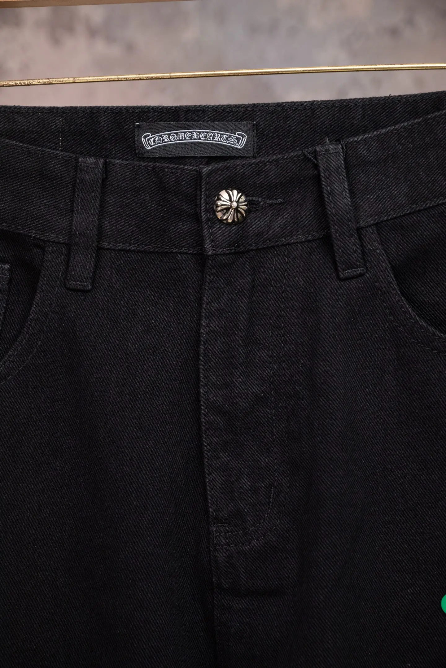 Chrome Hearts Multi-Color Cross Patch Straight-Leg Jeans D18021074 — view 7