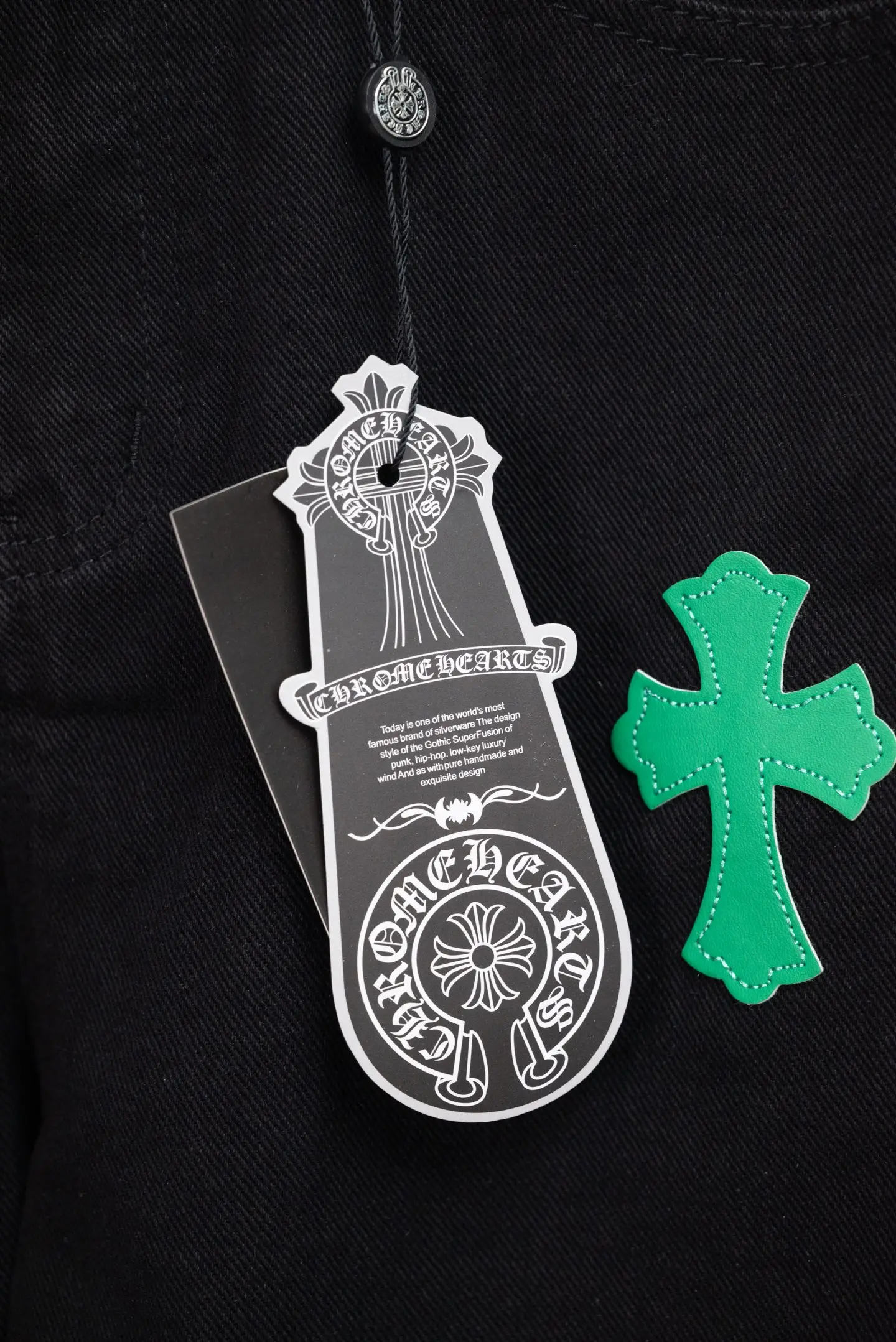Chrome Hearts Multi-Color Cross Patch Straight-Leg Jeans D18021074 — view 11