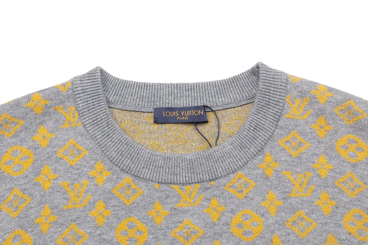 Monogram Glow Cotton-Silk Knit Sweater D18021098 — view 3