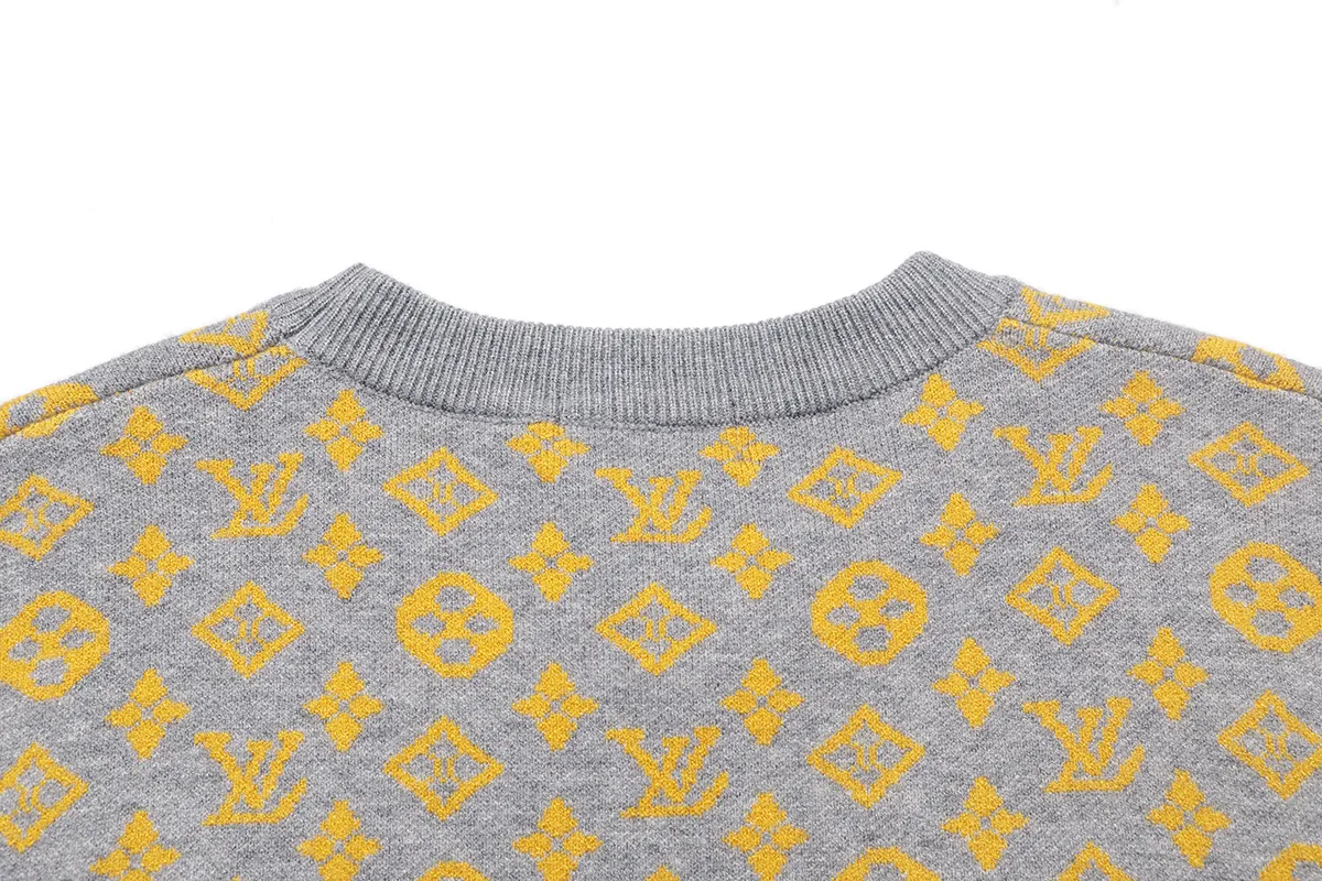 Monogram Glow Cotton-Silk Knit Sweater D18021098 — view 4