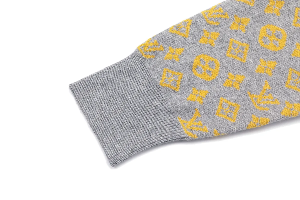 Monogram Glow Cotton-Silk Knit Sweater D18021098 — view 6