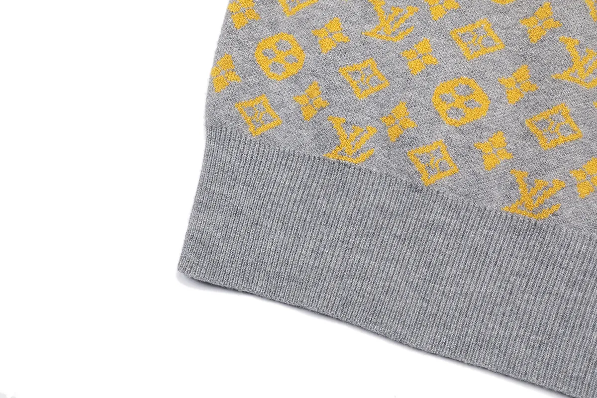 Monogram Glow Cotton-Silk Knit Sweater D18021098 — view 7