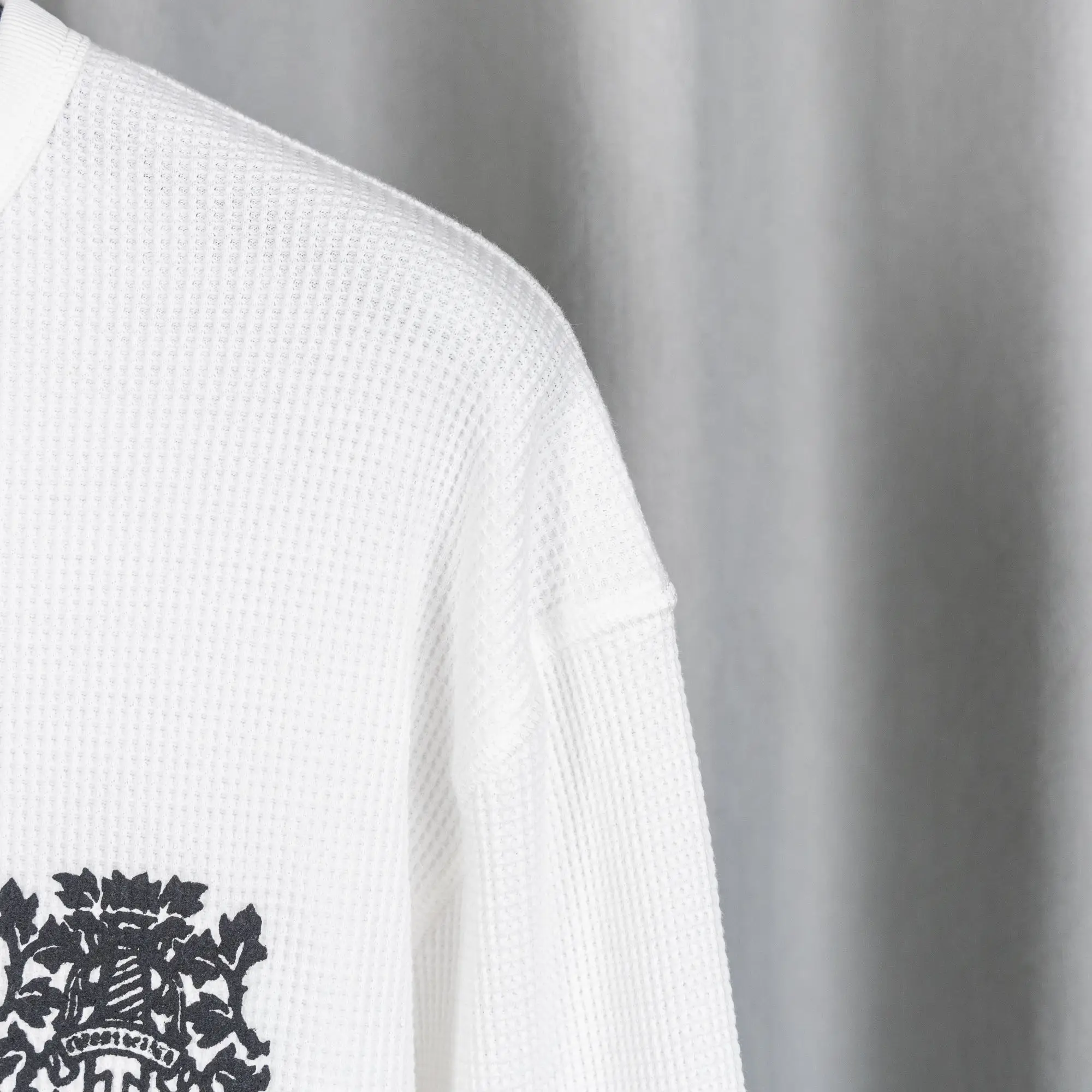 Chrome Hearts Waffle-Knit Long-Sleeve T-Shirt D19021040 — view 9