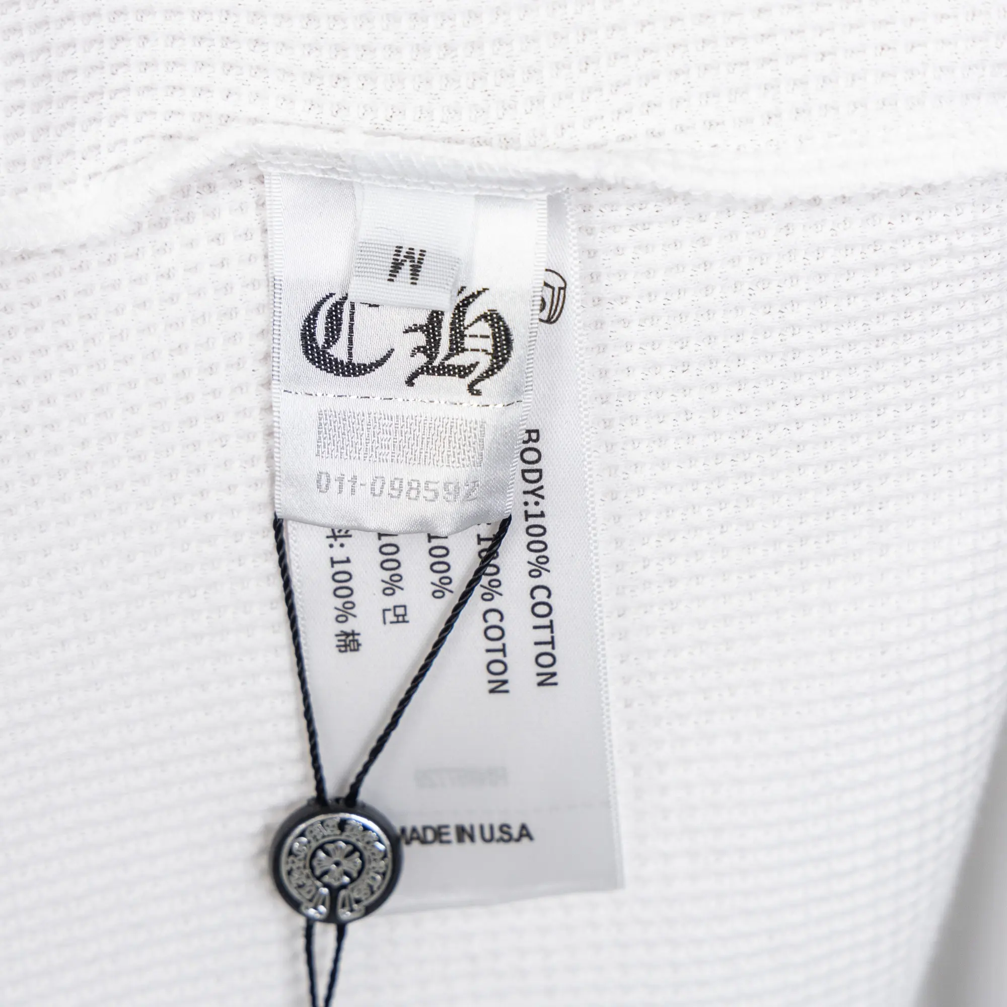 Chrome Hearts Waffle-Knit Long-Sleeve T-Shirt D19021040 — view 15
