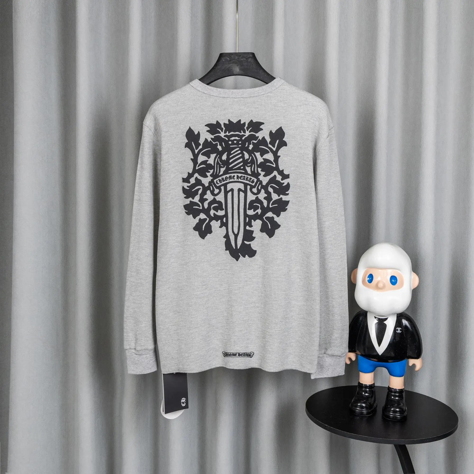 Chrome Hearts Waffle-Knit Long-Sleeve T-Shirt D19021039 — view 2