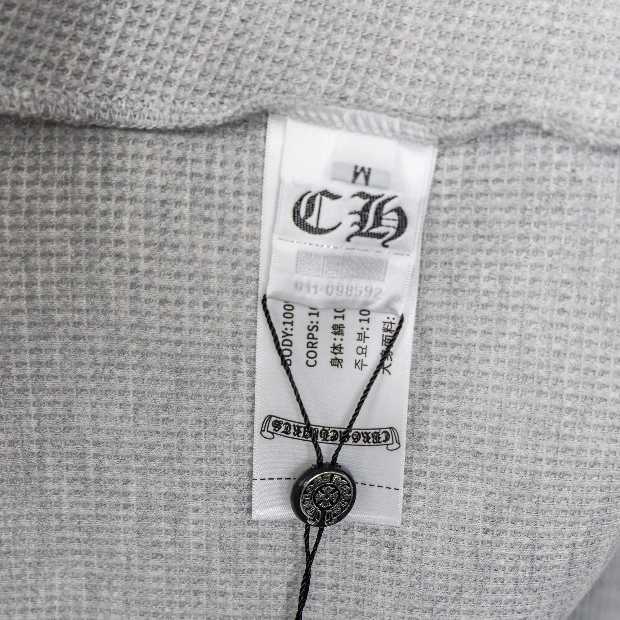 Chrome Hearts Waffle-Knit Long-Sleeve T-Shirt D19021039 — view 10