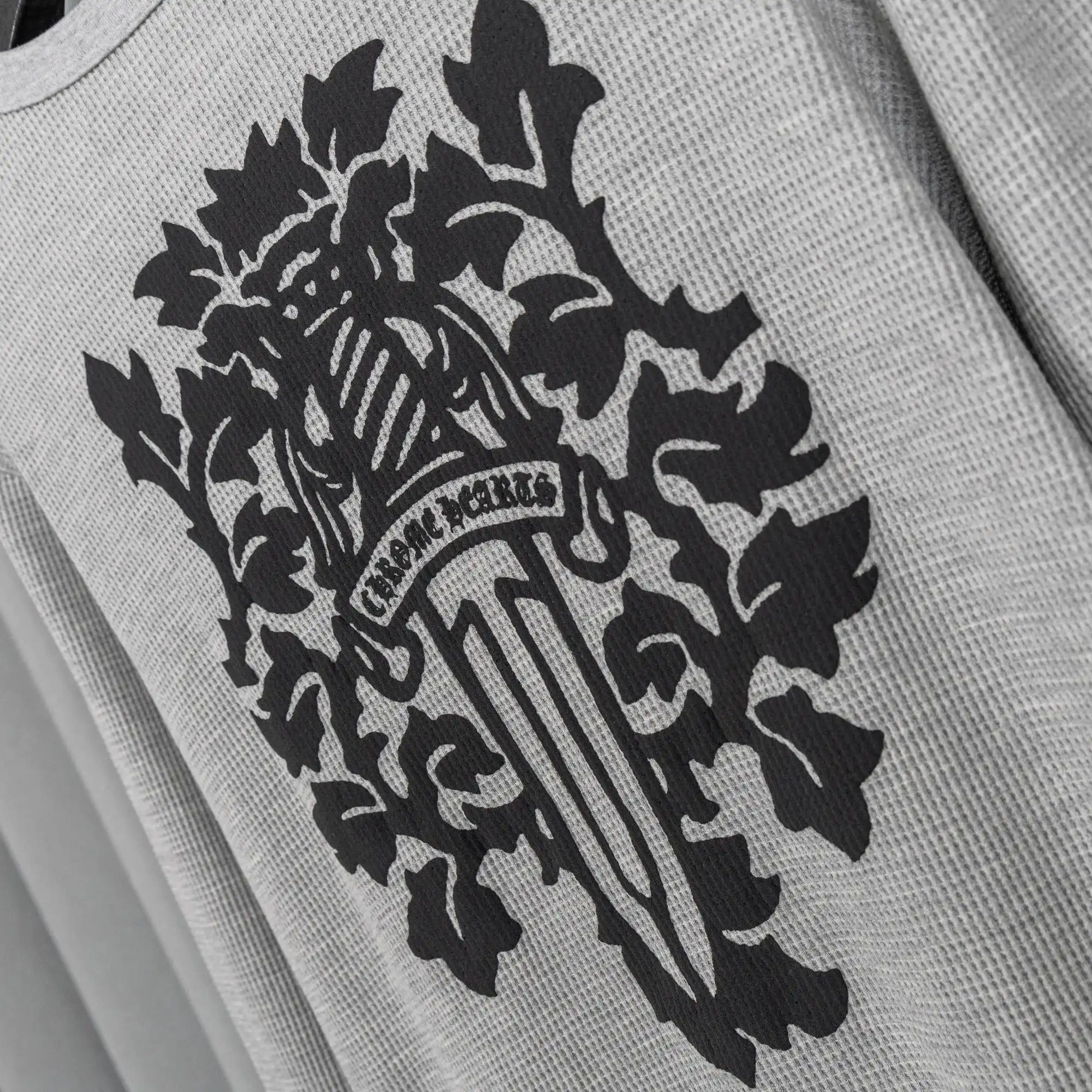 Chrome Hearts Waffle-Knit Long-Sleeve T-Shirt D19021039 — view 13