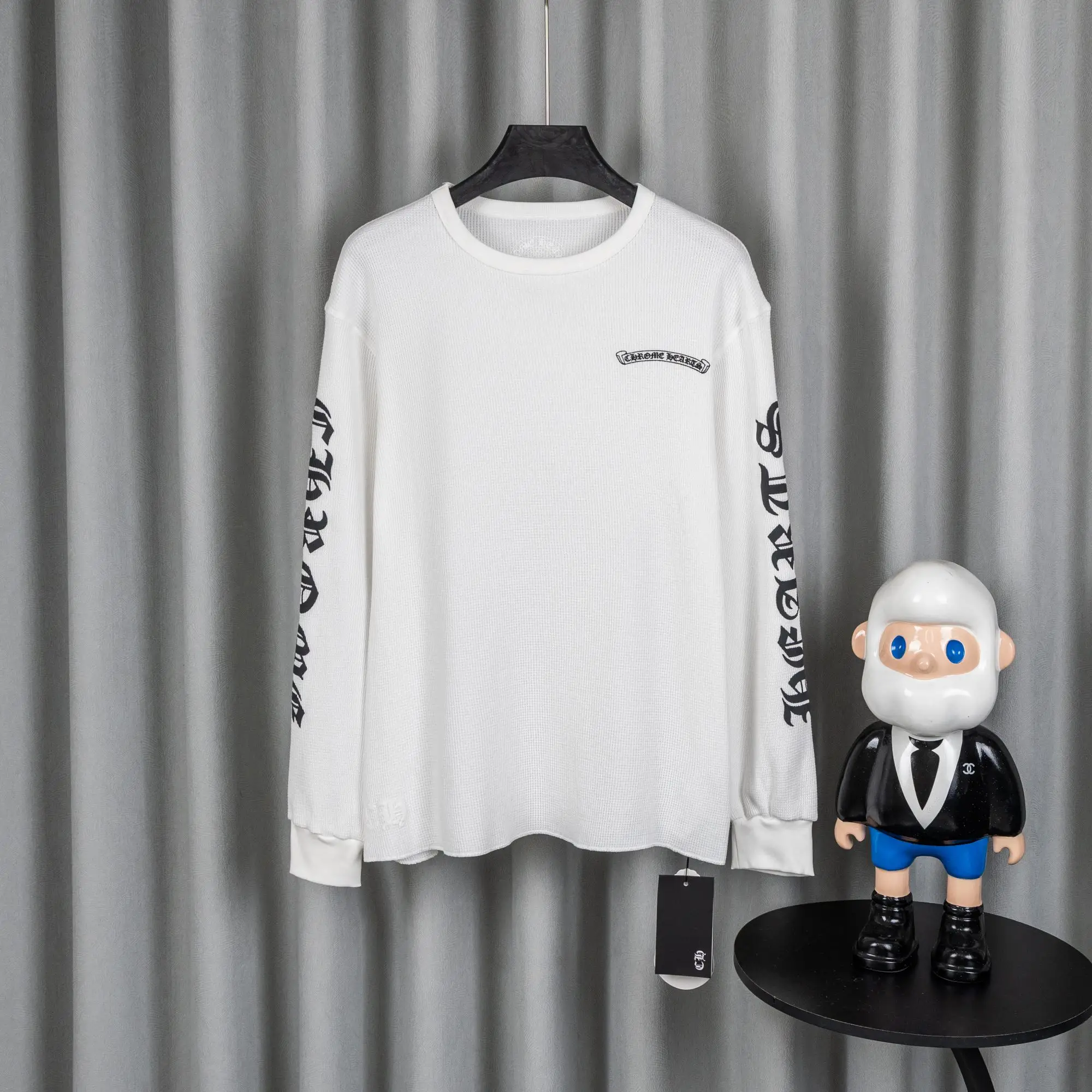 Chrome Hearts Waffle-Knit Long-Sleeve T-Shirt D19021043