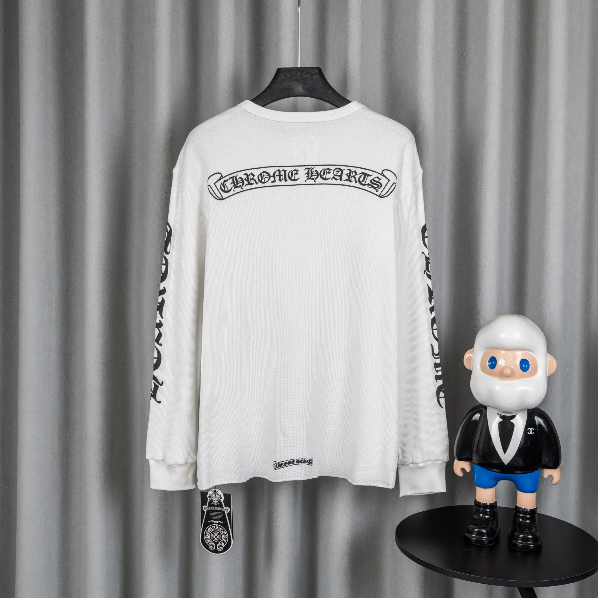 Chrome Hearts Waffle-Knit Long-Sleeve T-Shirt D19021043 — view 2