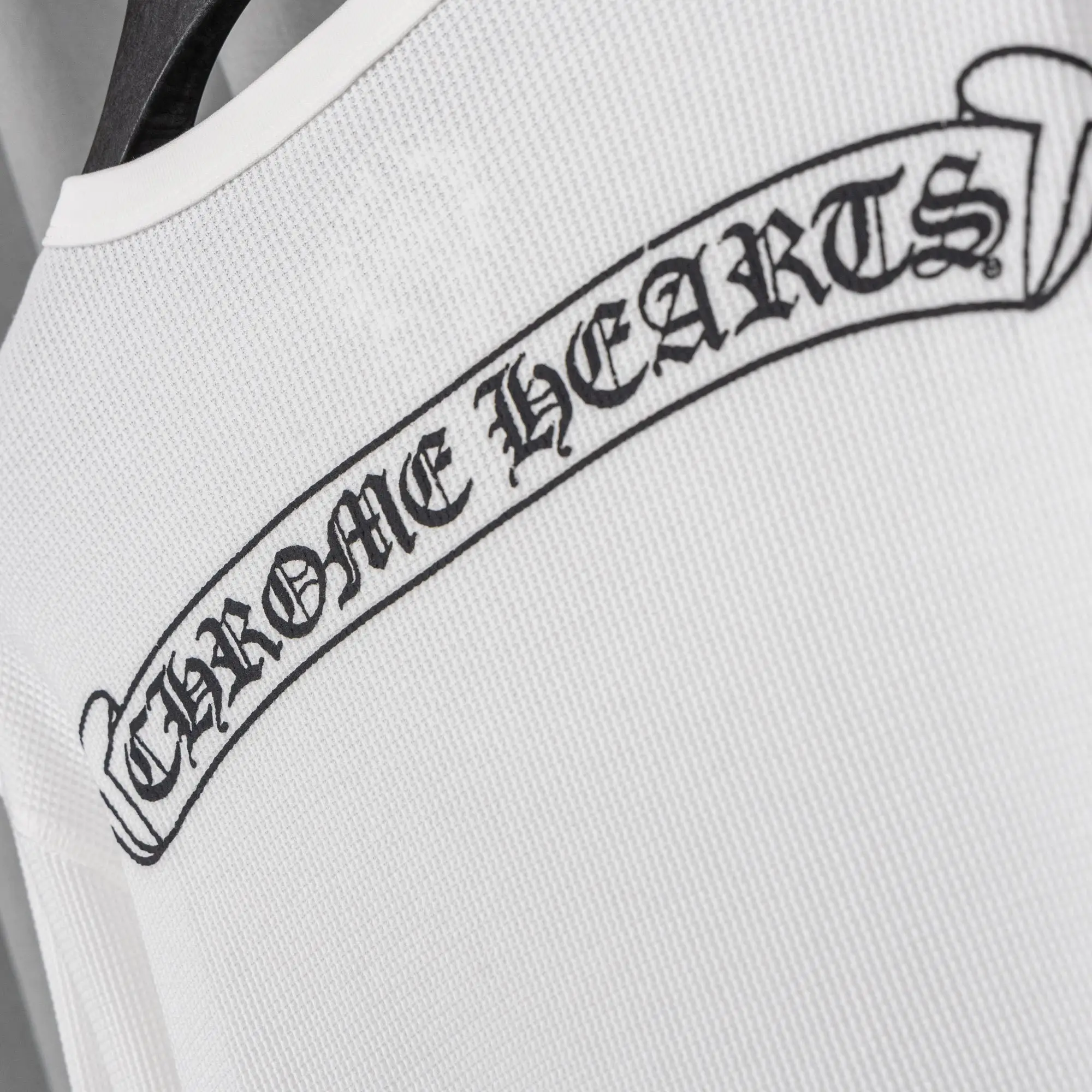Chrome Hearts Waffle-Knit Long-Sleeve T-Shirt D19021043 — view 5
